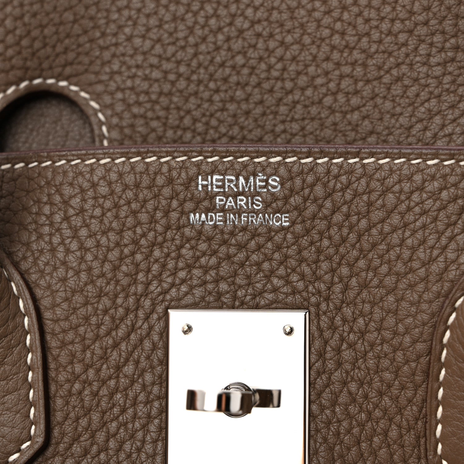 エルメス バーキン 35 Etoupe トリヨンクレマンス シルバー金具 HERMES BIRKIN 35 ETOUPE TAURILLON CLEMENCE SILVER HARDWARE