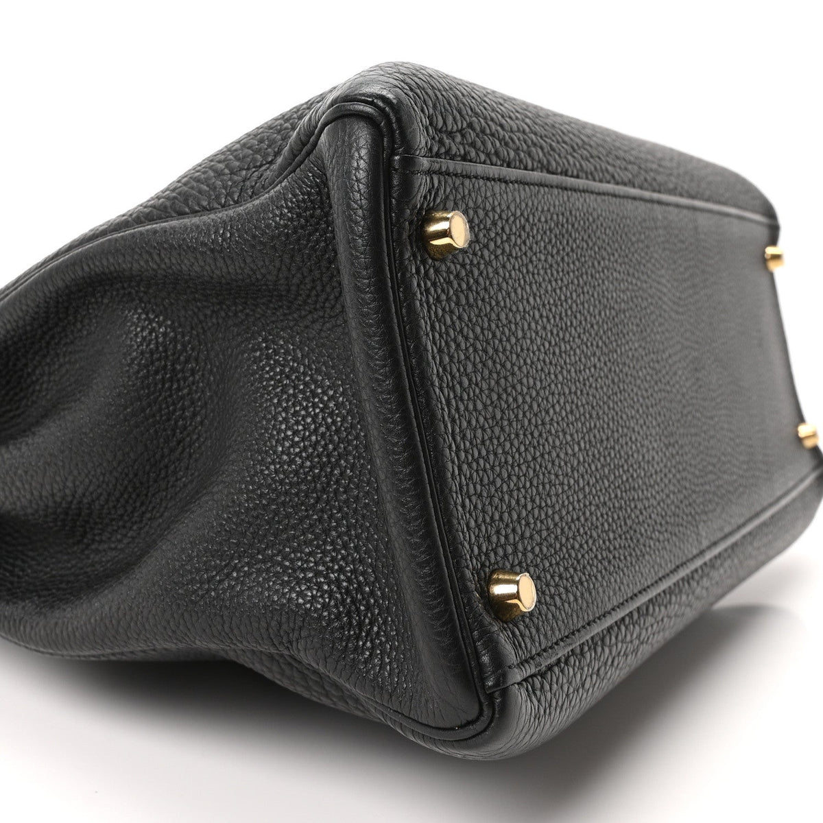 Hermes Kelly 35 Retourne Black Togo Gold Hardware
