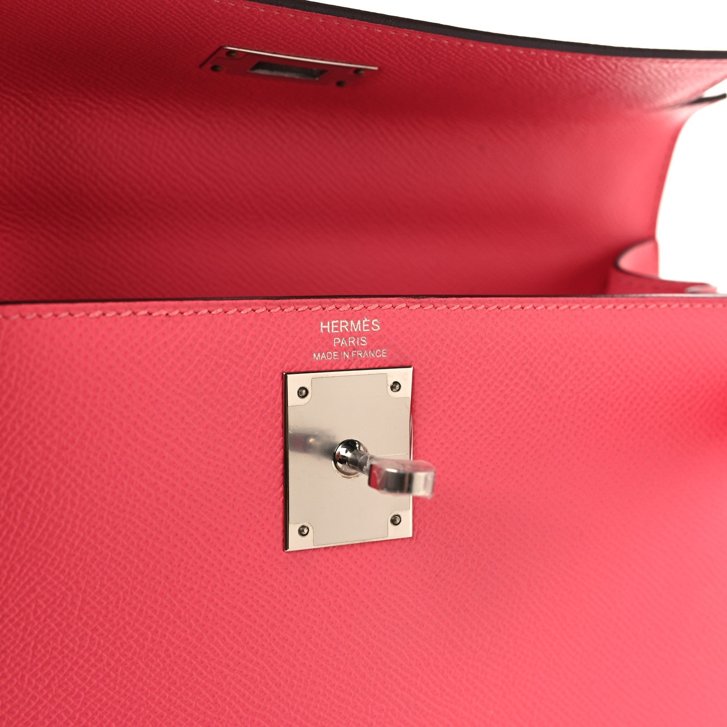 エルメス ケリー 28 外縫い Rose Azalee エプソン シルバー金具 HERMES KELLY 28 SELLIER ROSE AZALEE EPSOM SILVER HARDWARE