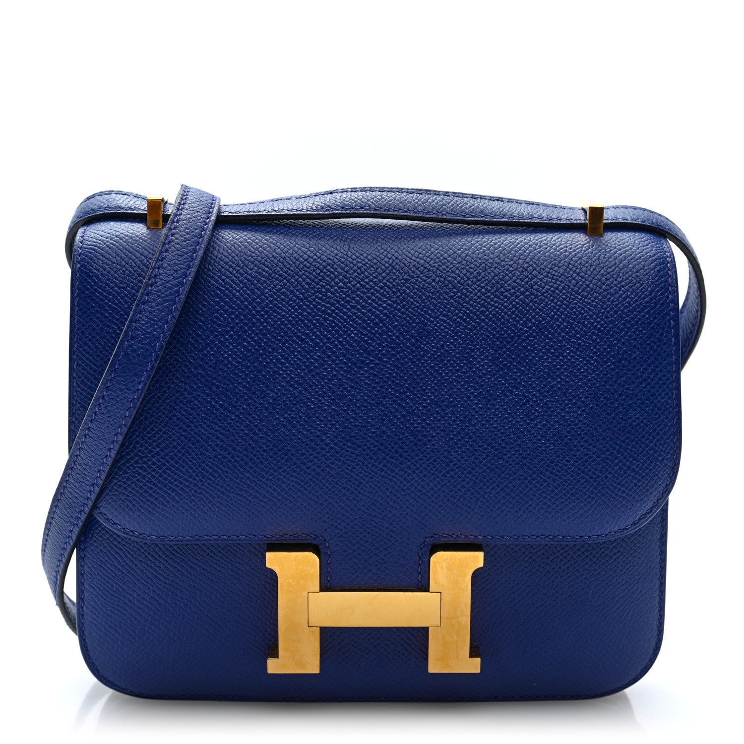 エルメス ミニコンスタンス 18 Bleu Electrique エプソン ゴールド金具 HERMES MINI CONSTANCE 18 BLEU ELECTRIQUE EPSOM GOLD HARDWARE