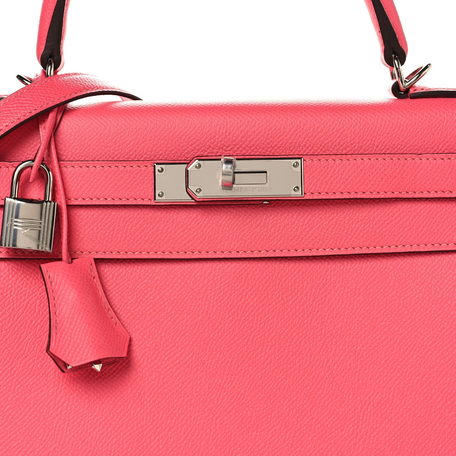 エルメス ケリー 28 外縫い Rose Azalee エプソン シルバー金具 HERMES KELLY 28 SELLIER ROSE AZALEE EPSOM SILVER HARDWARE