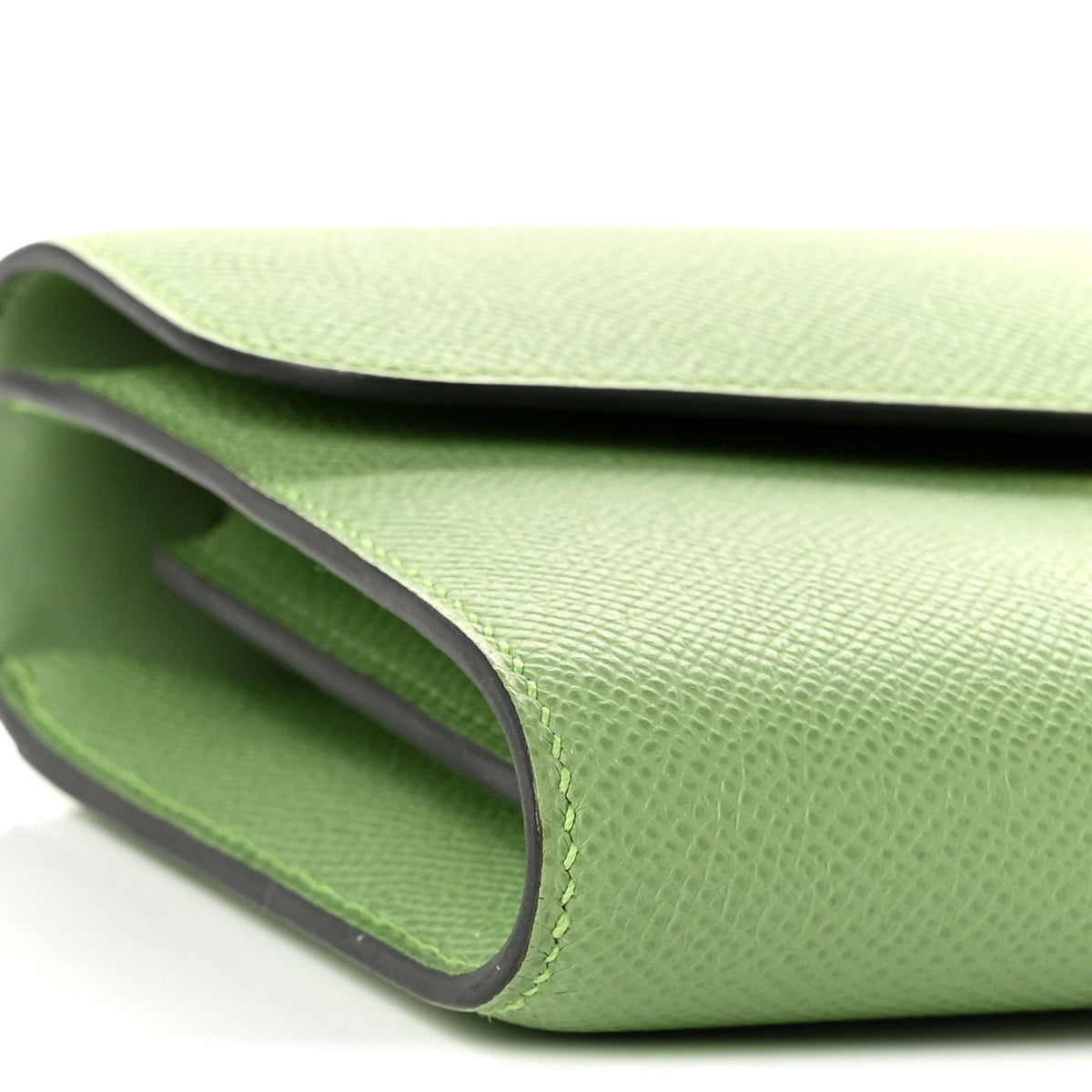 Hermès Constance To Go Long Wallet Vert Criquet Cactus Beige Sable Ombre Alligator / Lizard / Epsom Gold Hardware