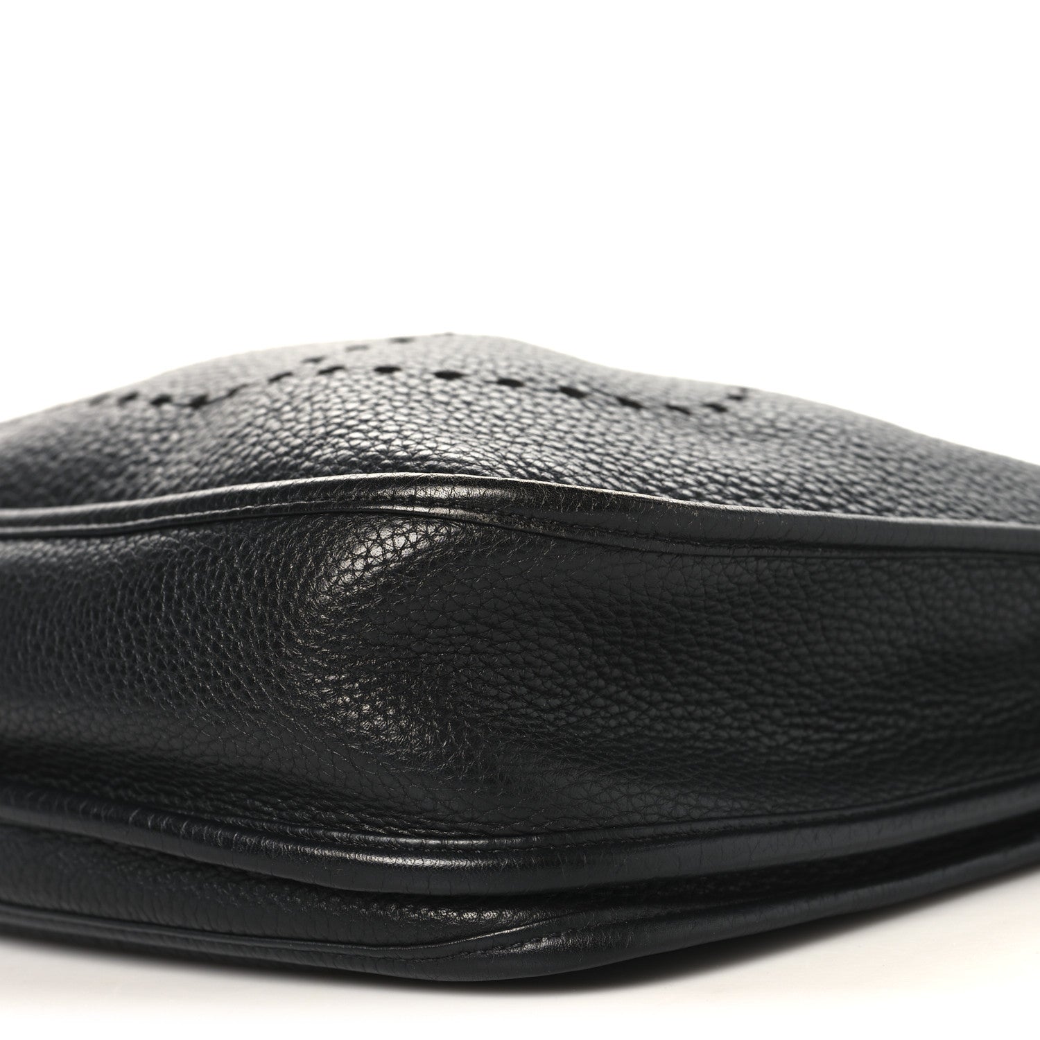 HERMES EVELYNE PM BLACK TAURILLON CLEMENCE SILVER HARDWARE