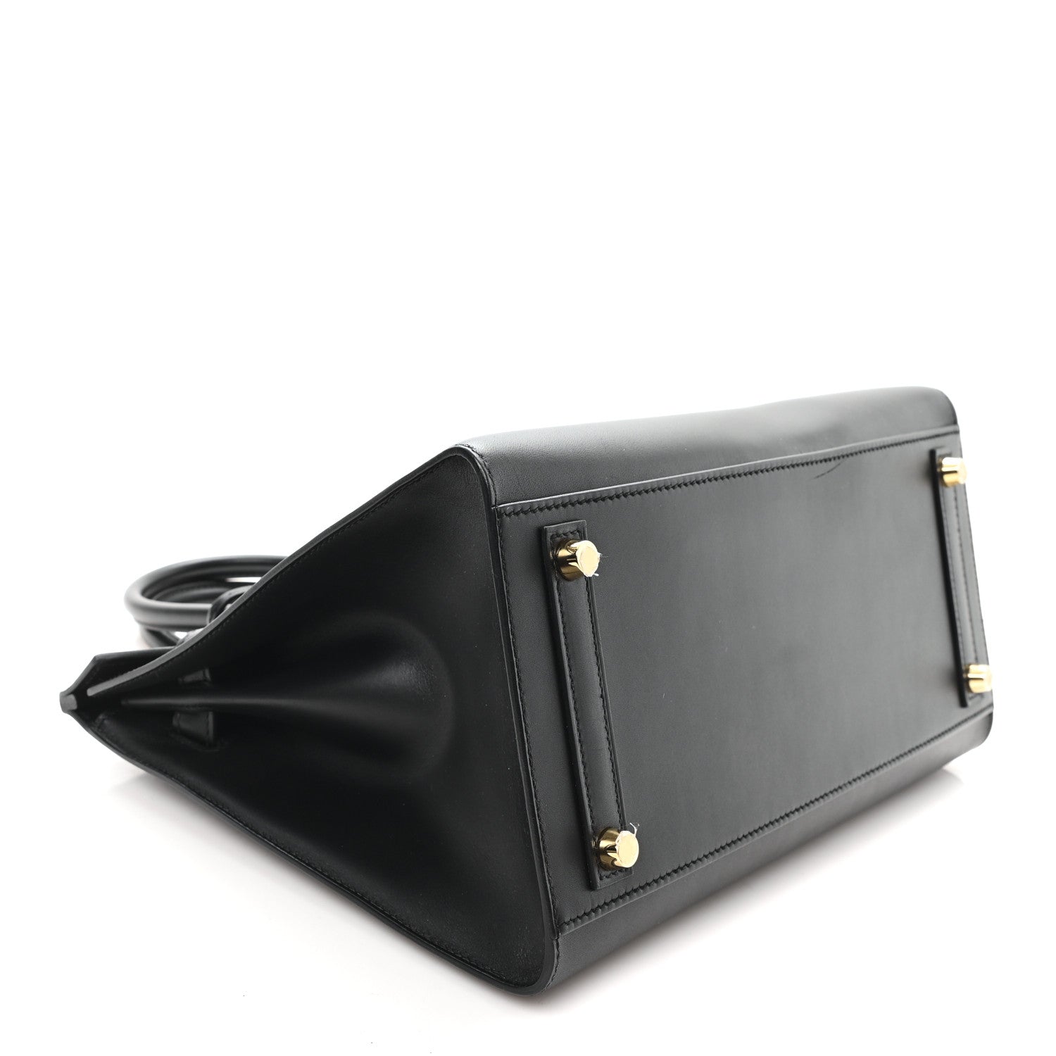 HERMES BIRKIN 30 SELLIER BLACK VEAU MONSIEUR GOLD HARDWARE
