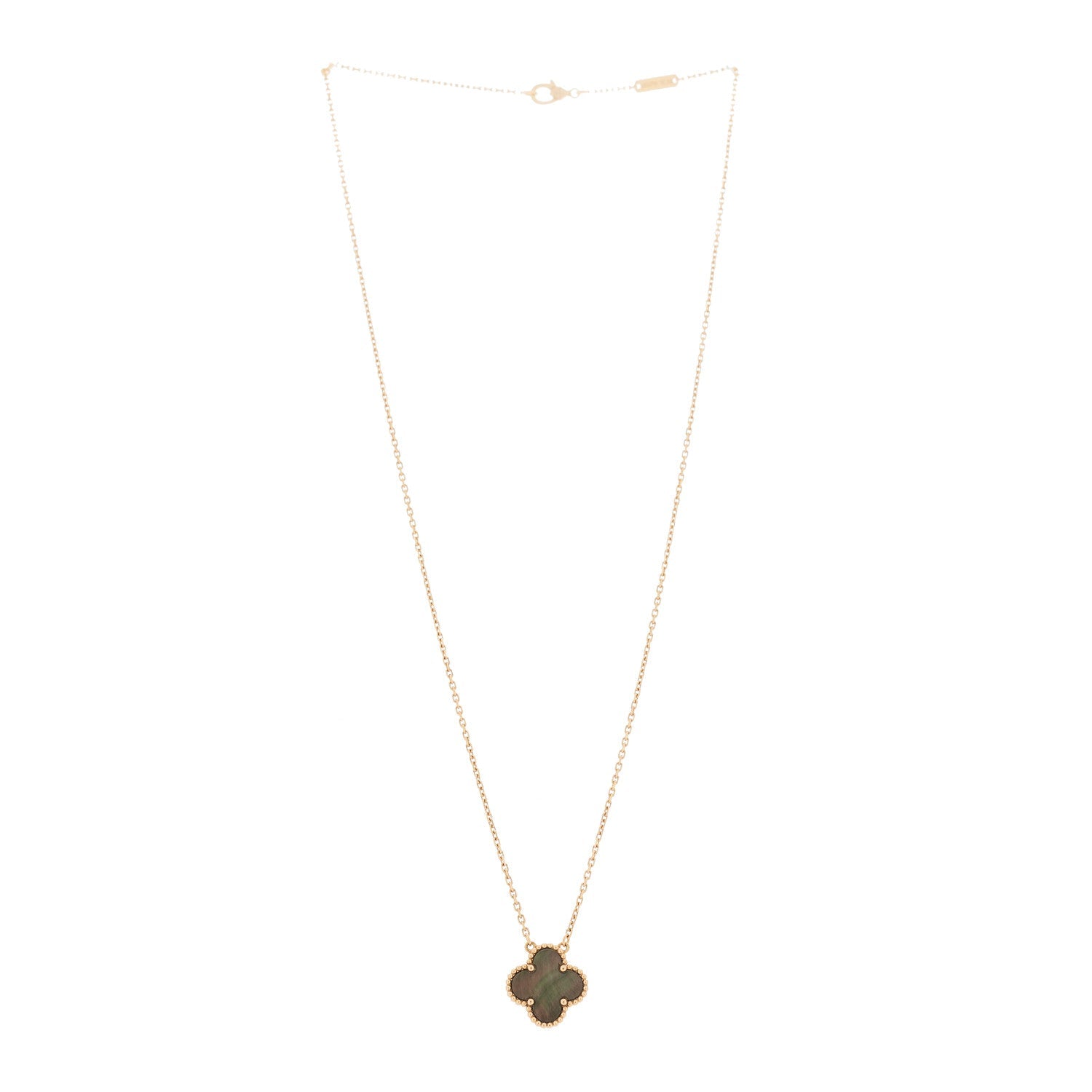 ヴァンクリーフ&アーペル ヴィンテージアルハンブラ ペンダントネックレス マザーオブパール 18K ローズゴールド VAN CLEEF & ARPELS VINTAGE ALHAMBRA PENDANT NECKLACE MOTHER OF PEARL 18K ROSE GOLD