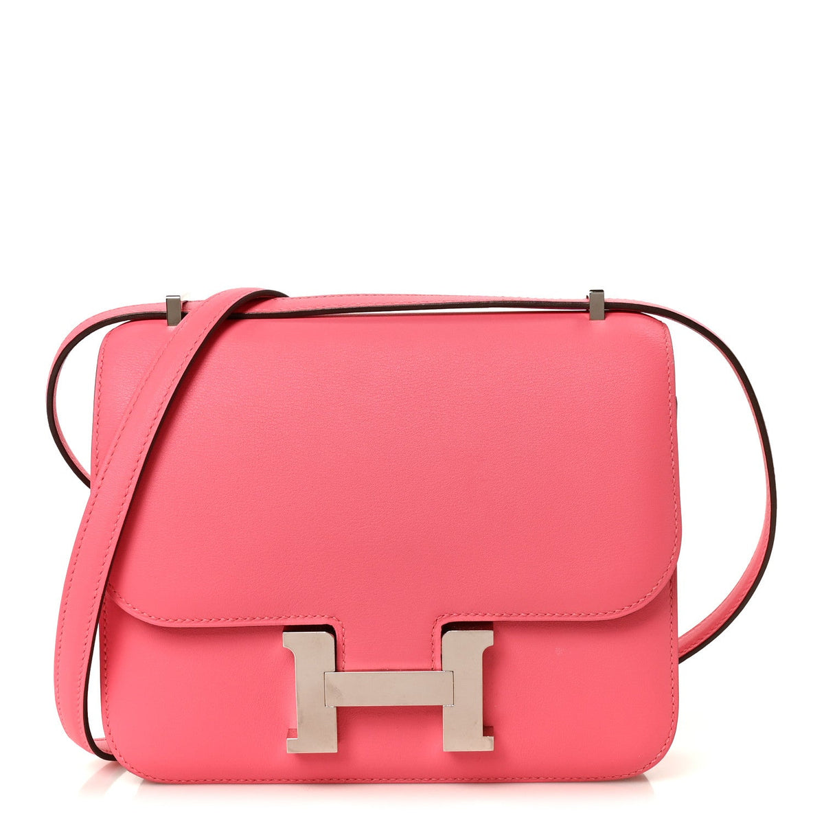 エルメス ミニコンスタンス 18 Rose Azalee スイフト シルバー金具 HERMES MINI CONSTANCE 18 ROSE AZALEE SWIFT SILVER HARDWARE