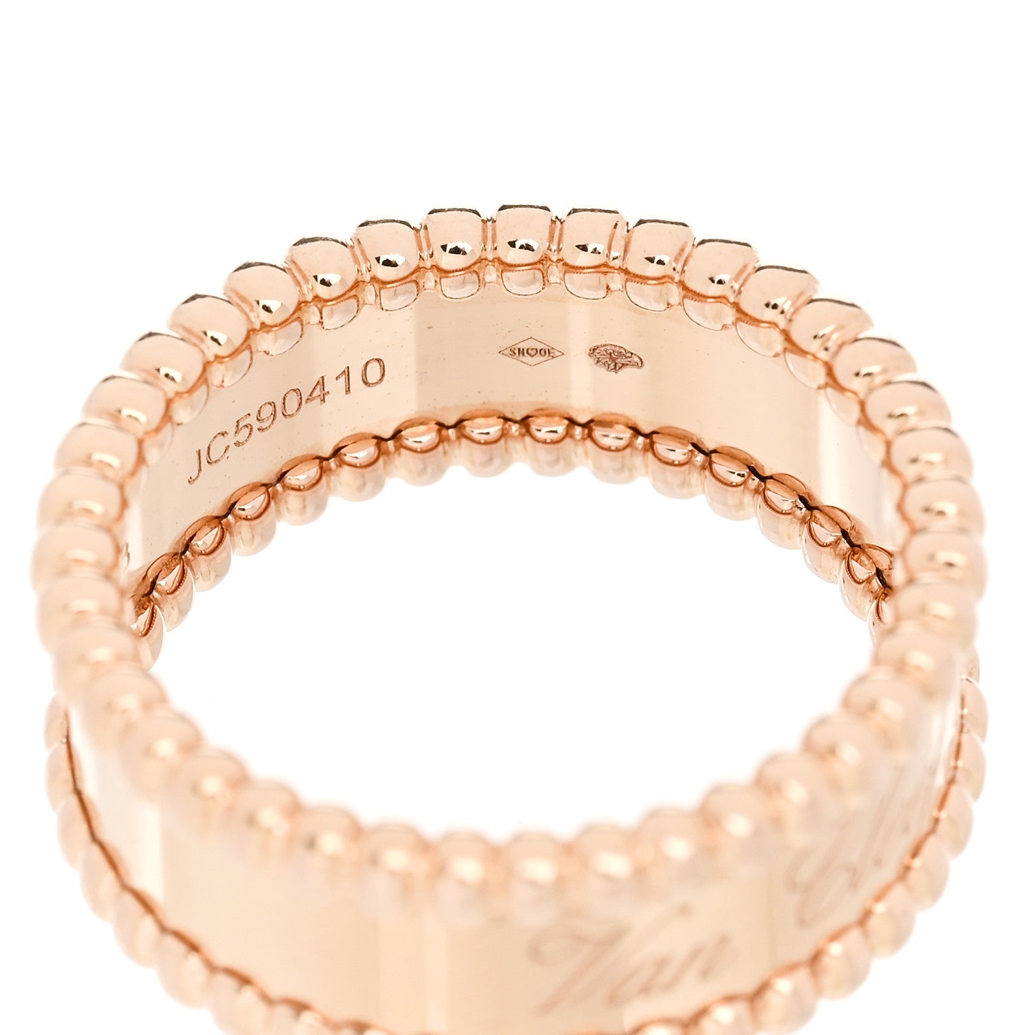 ヴァンクリーフ&アーペル ペルレ リング 18K ローズゴールド VAN CLEEF & ARPELS PERLÉE RING 18K ROSE GOLD