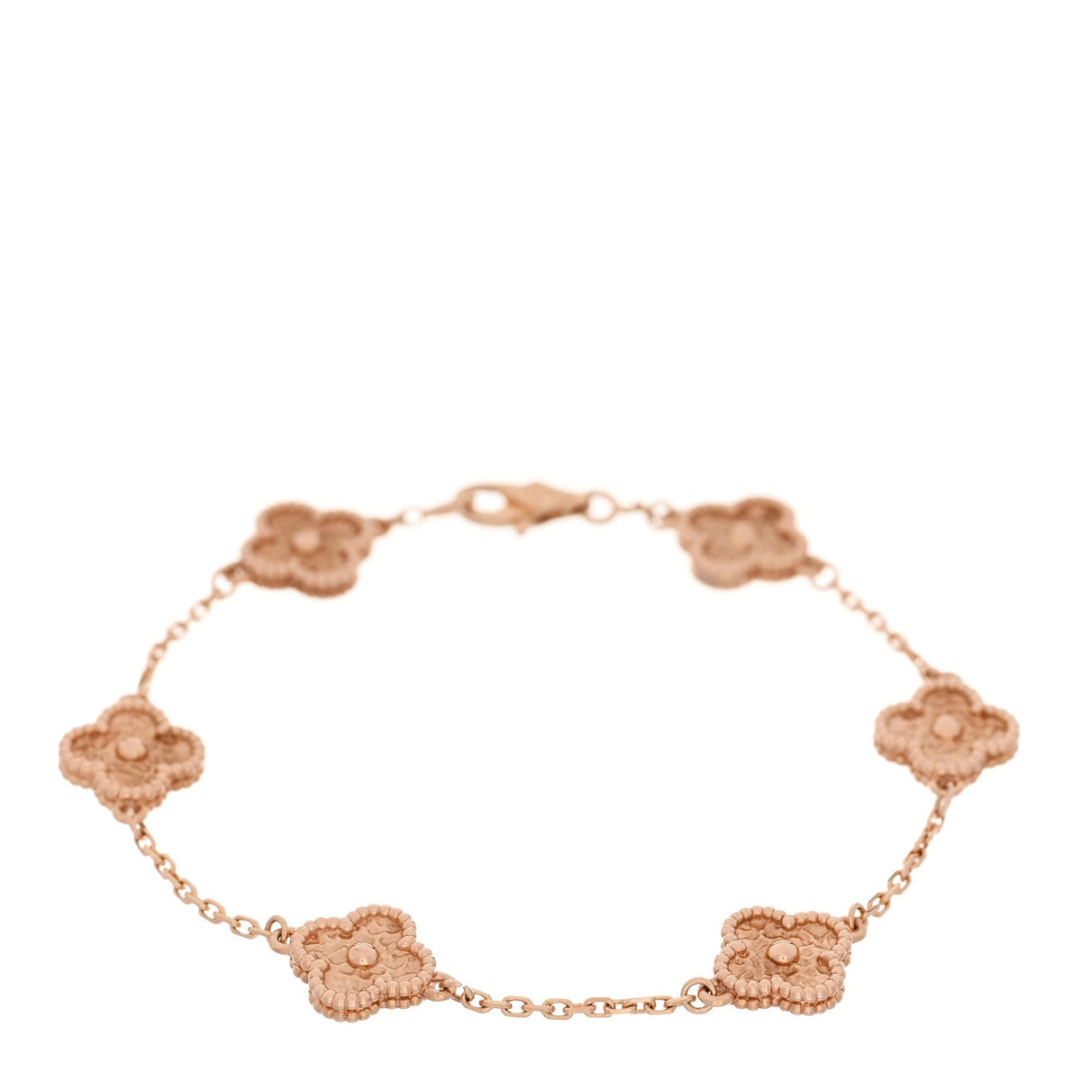 ヴァンクリーフ&アーペル スウィートアルハンブラ 6モチーフ ブレスレット 18K ローズゴールド VAN CLEEF & ARPELS SWEET ALHAMBRA 6 MOTIFS BRACELET 18K ROSE GOLD