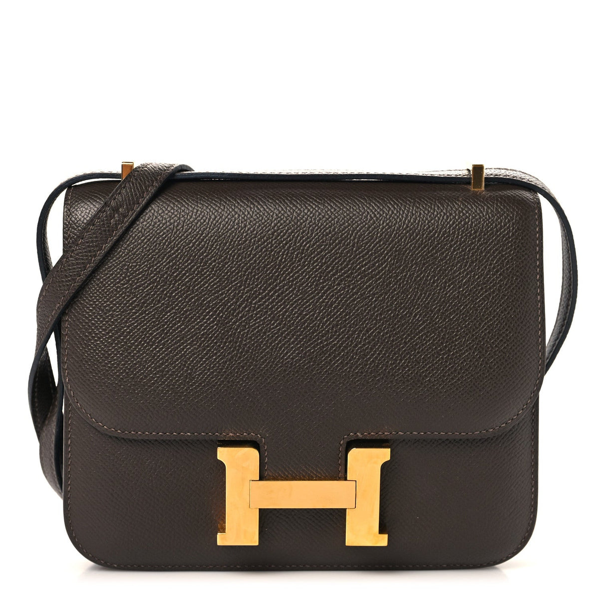 エルメス ミニコンスタンス 18 Ebene エプソン ゴールド金具 HERMES MINI CONSTANCE 18 EBENE EPSOM GOLD HARDWARE