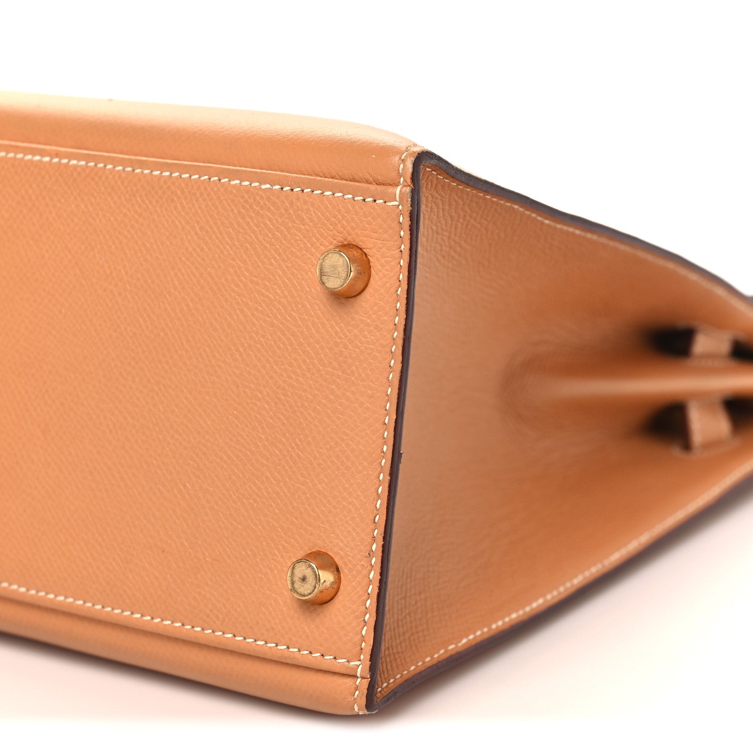 エルメス ケリー32 外縫い Naturelle クシュベル ゴールド金具 HERMES KELLY32 SELLIER NATURELLE COURCHEVEL GOLD HARDWARE