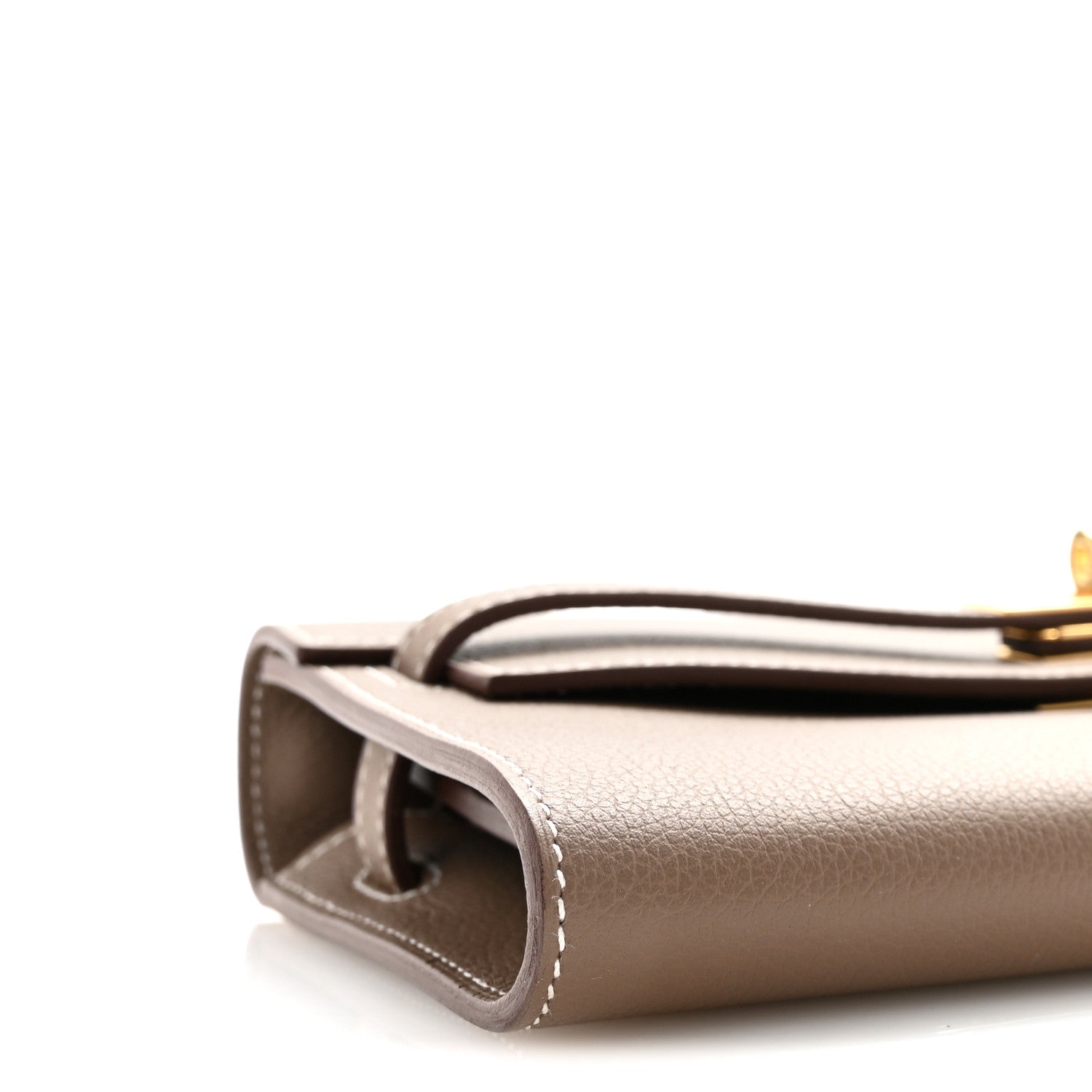 エルメス ケリートゥーゴー 長財布 Etoupe エバーカラー ゴールド金具 HERMES KELLY TO GO WALLET ETOUPE EVERCOLOR GOLD HARDWARE