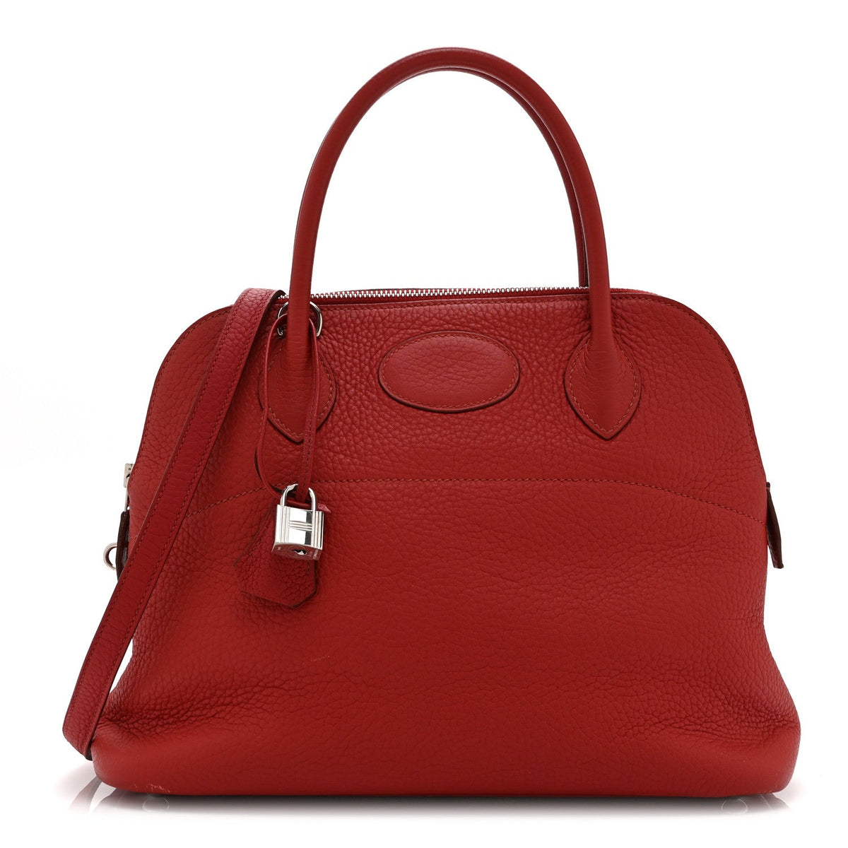 Hermès Bolide 31 Rouge Garance Taurillon Clemence Silver Hardware
