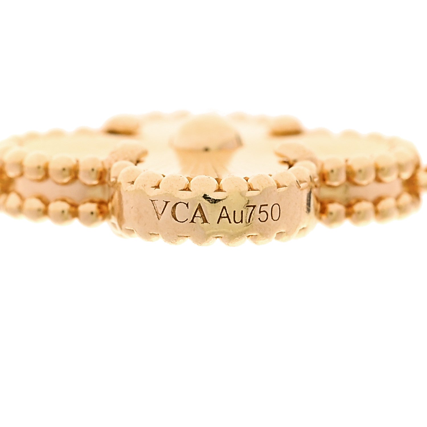 ヴァンクリーフ&アーペル ヴィンテージアルハンブラ 10モチーフ ネックレス ギョーシェ 18K イエローゴールド VAN CLEEF & ARPELS VINTAGE ALHAMBRA 10 MOTIFS NECKLACE GUILLOCHÉ 18K YELLOW GOLD