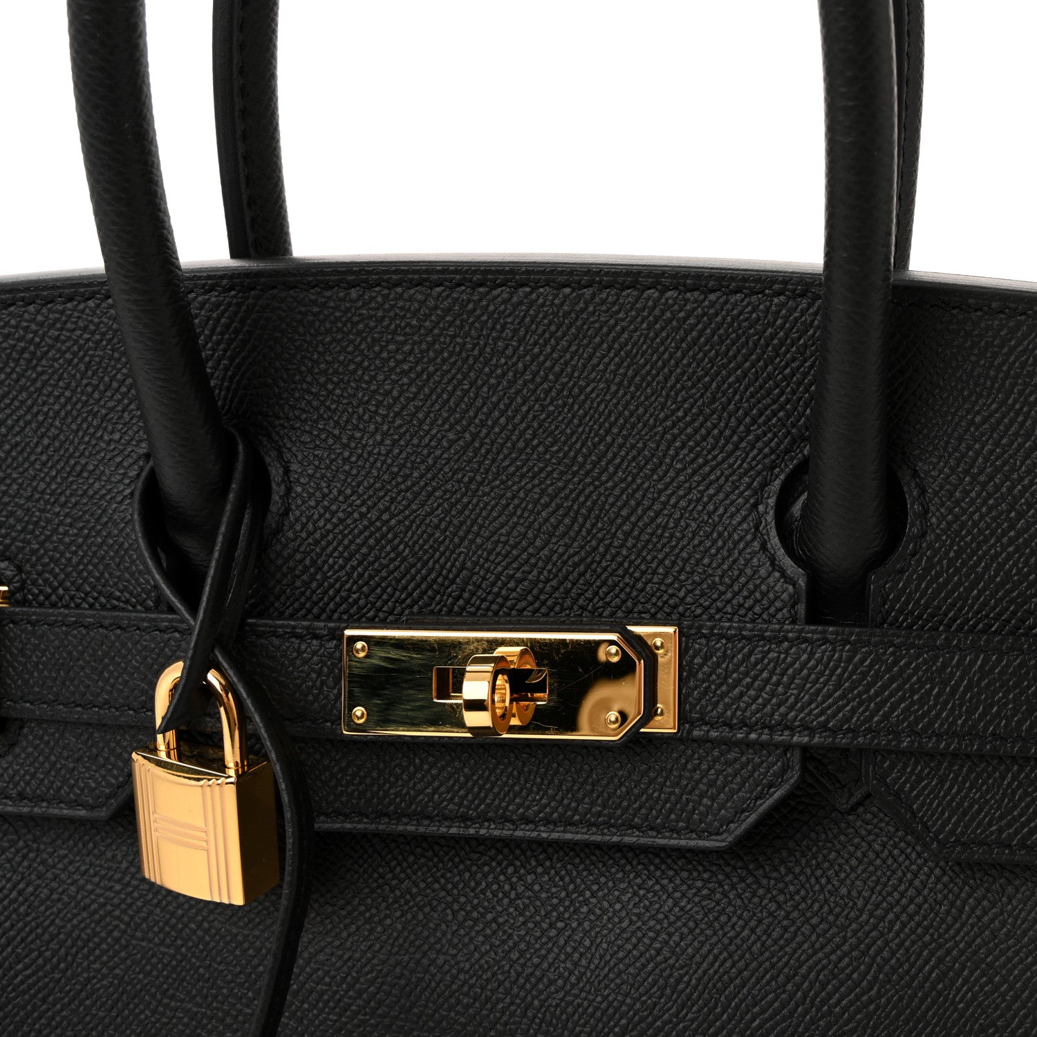 HERMES BIRKIN 30 BLACK EPSOM GOLD HARDWARE