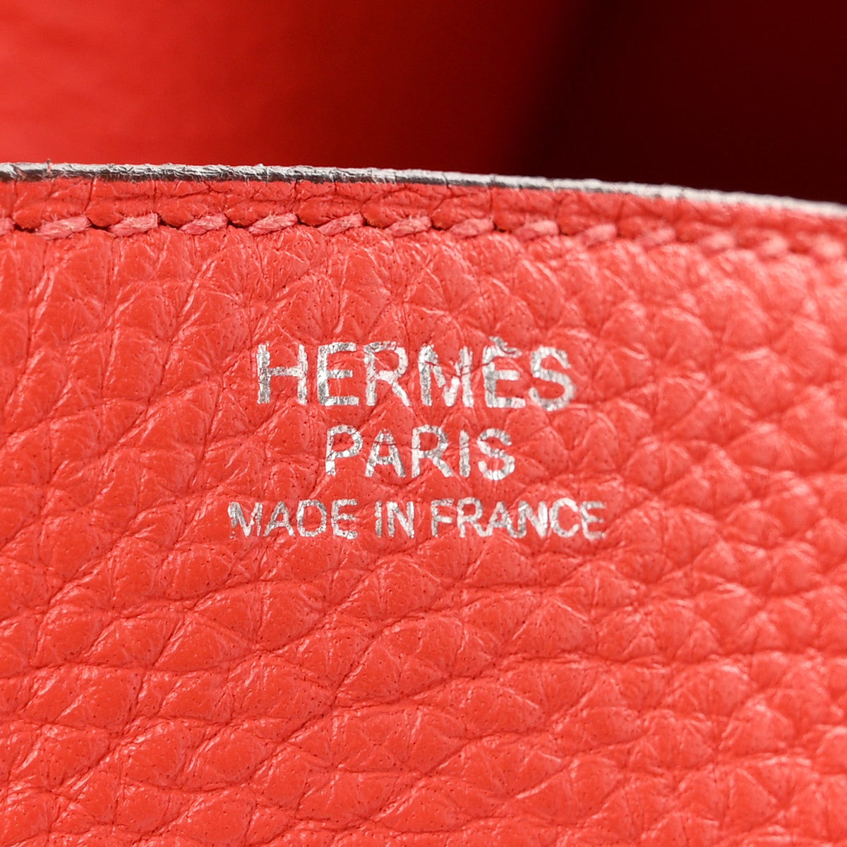 Hermes Lindy 30 Rose Jaipur Taurillon Clemence Silver Hardware