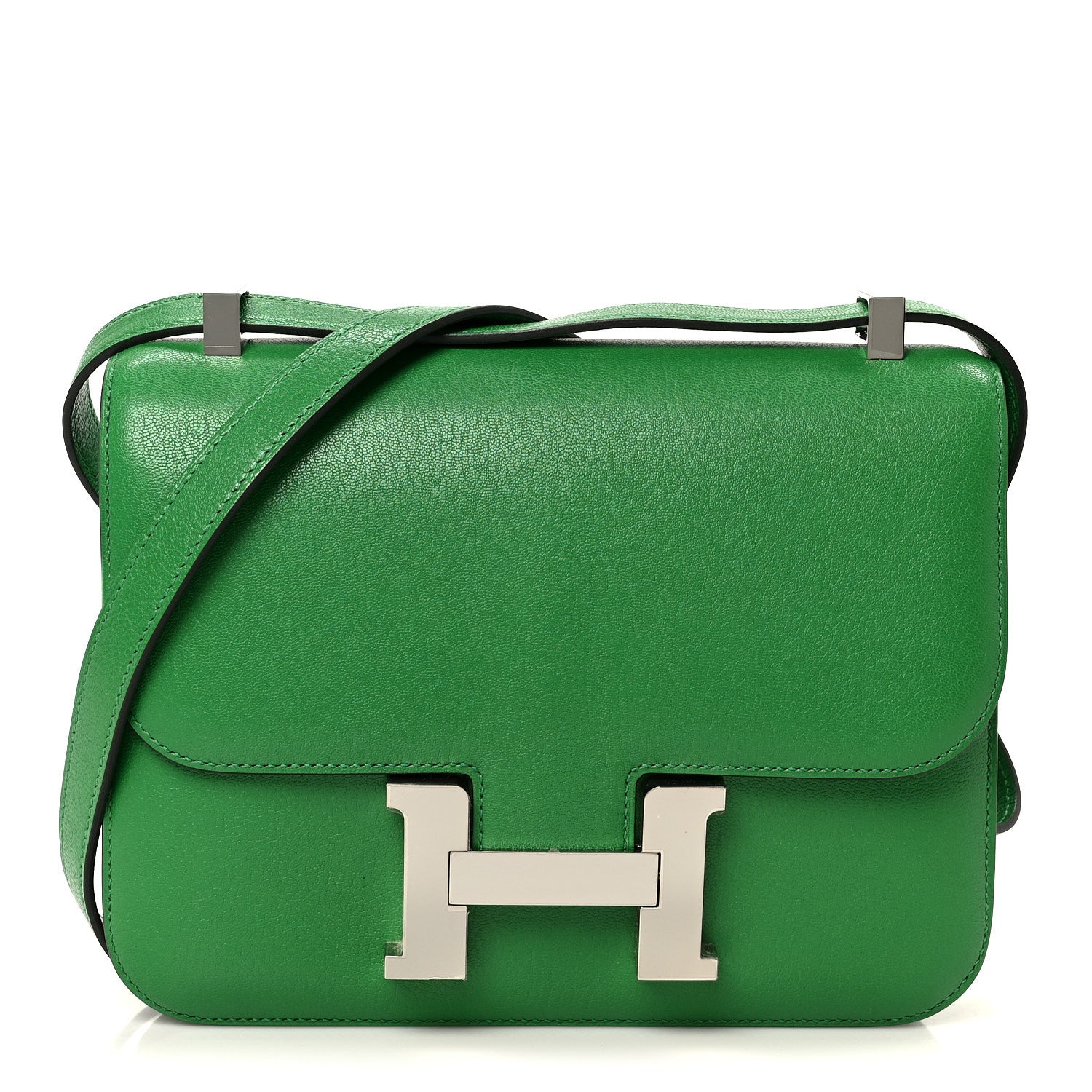 エルメス コンスタンス 24 Bambou シェーブル シャムキラ シルバー金具 HERMES CONSTANCE 24 BAMBOU CHEVRE CHAMKILA SILVER HARDWARE
