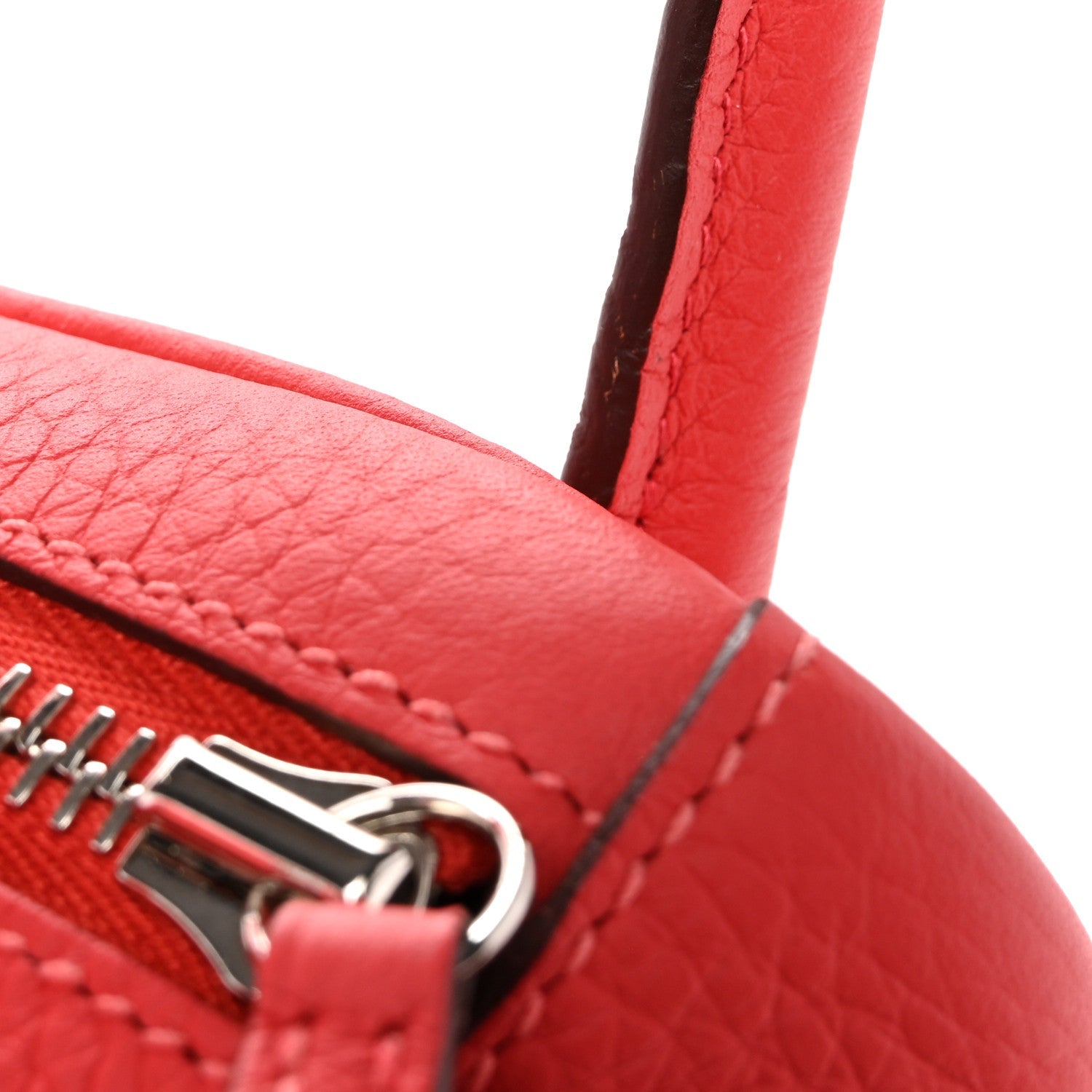 エルメス リンディ 34 Rouge Pivoine トリヨンクレマンス シルバー金具 HERMES LINDY 34 ROUGE PIVOINE TAURILLON CLEMENCE SILVER HARDWARE