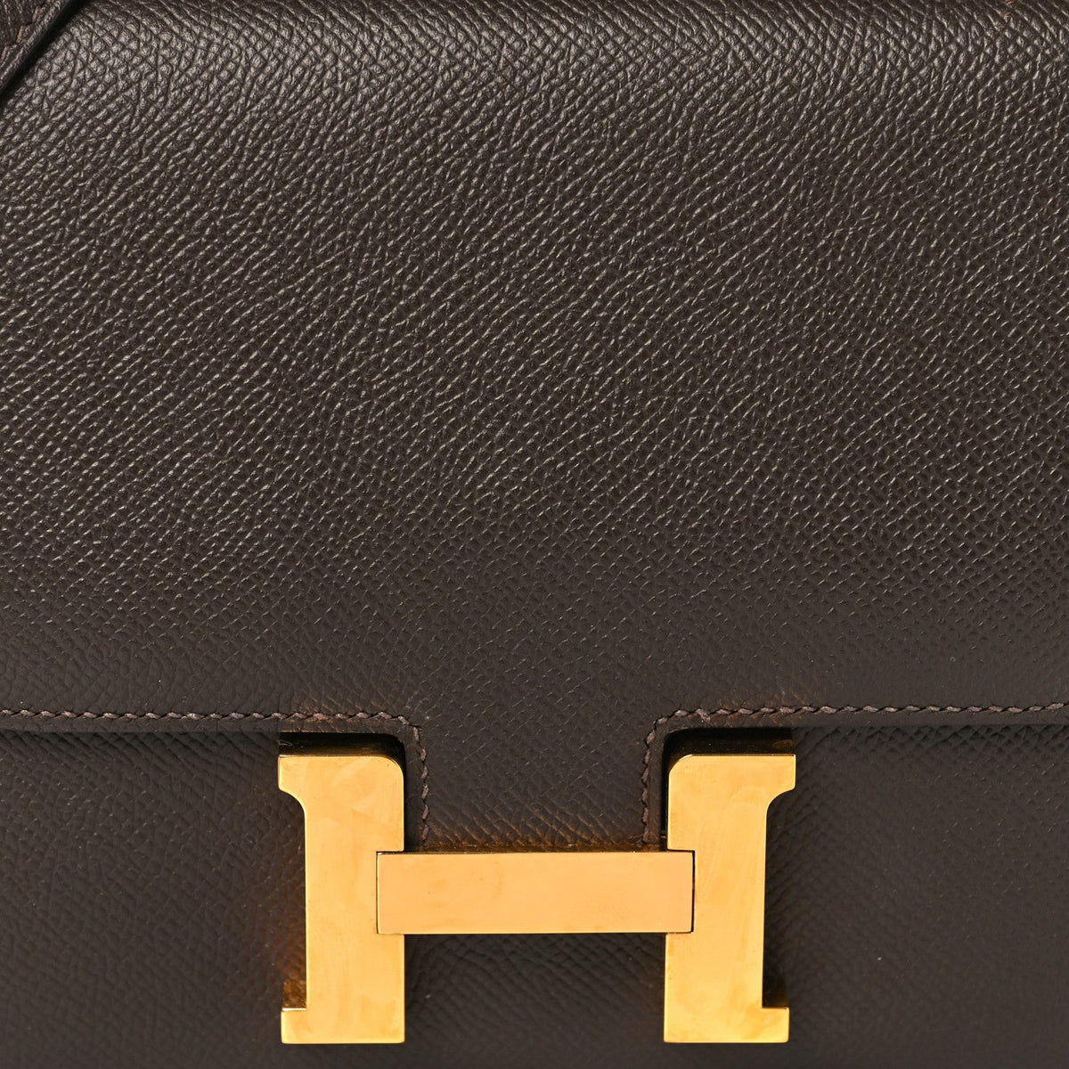 エルメス ミニコンスタンス 18 Ebene エプソン ゴールド金具 HERMES MINI CONSTANCE 18 EBENE EPSOM GOLD HARDWARE