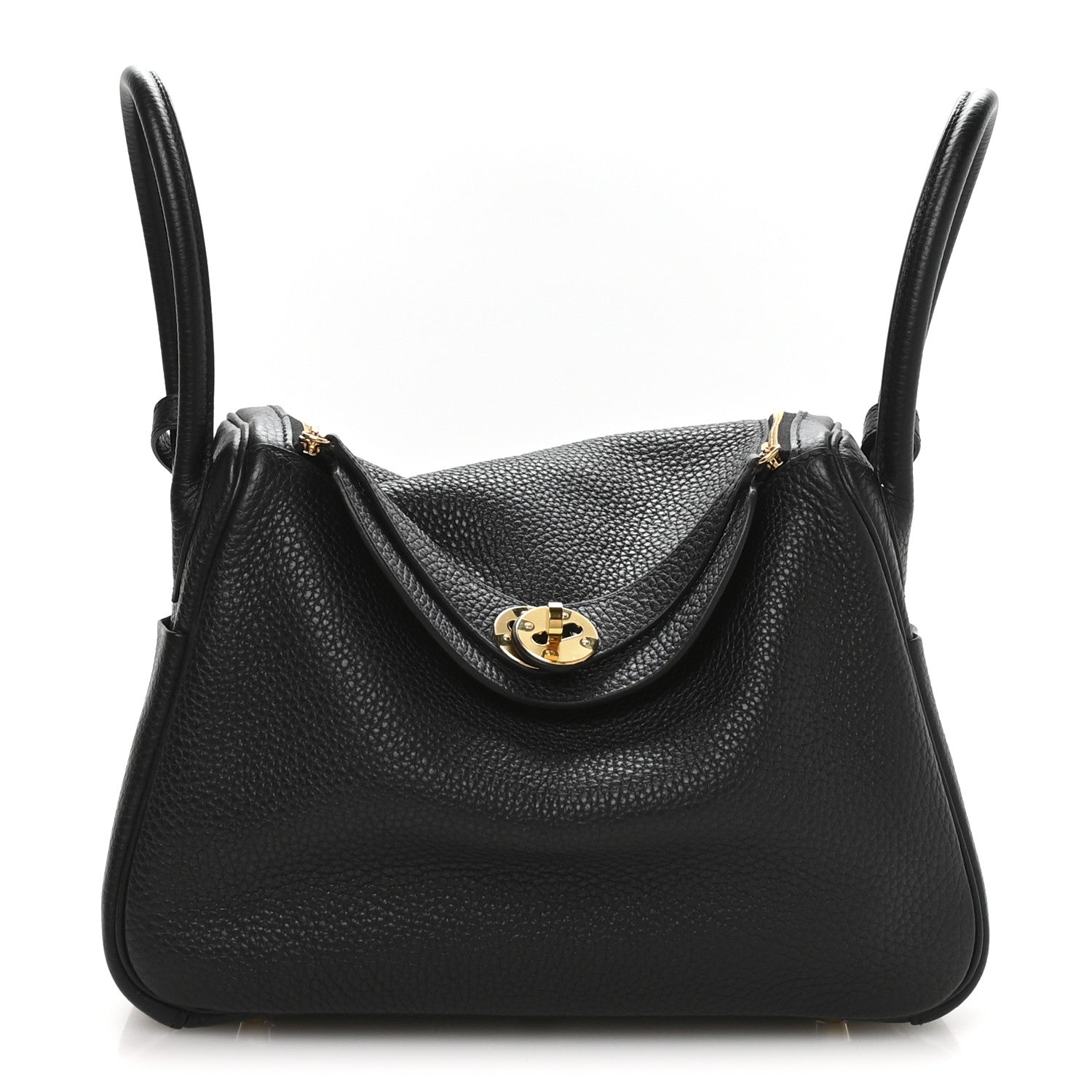エルメス リンディ 26 Black トリヨンクレマンス ゴールド金具 HERMES LINDY 26 BLACK TAURILLON CLEMENCE GOLD HARDWARE