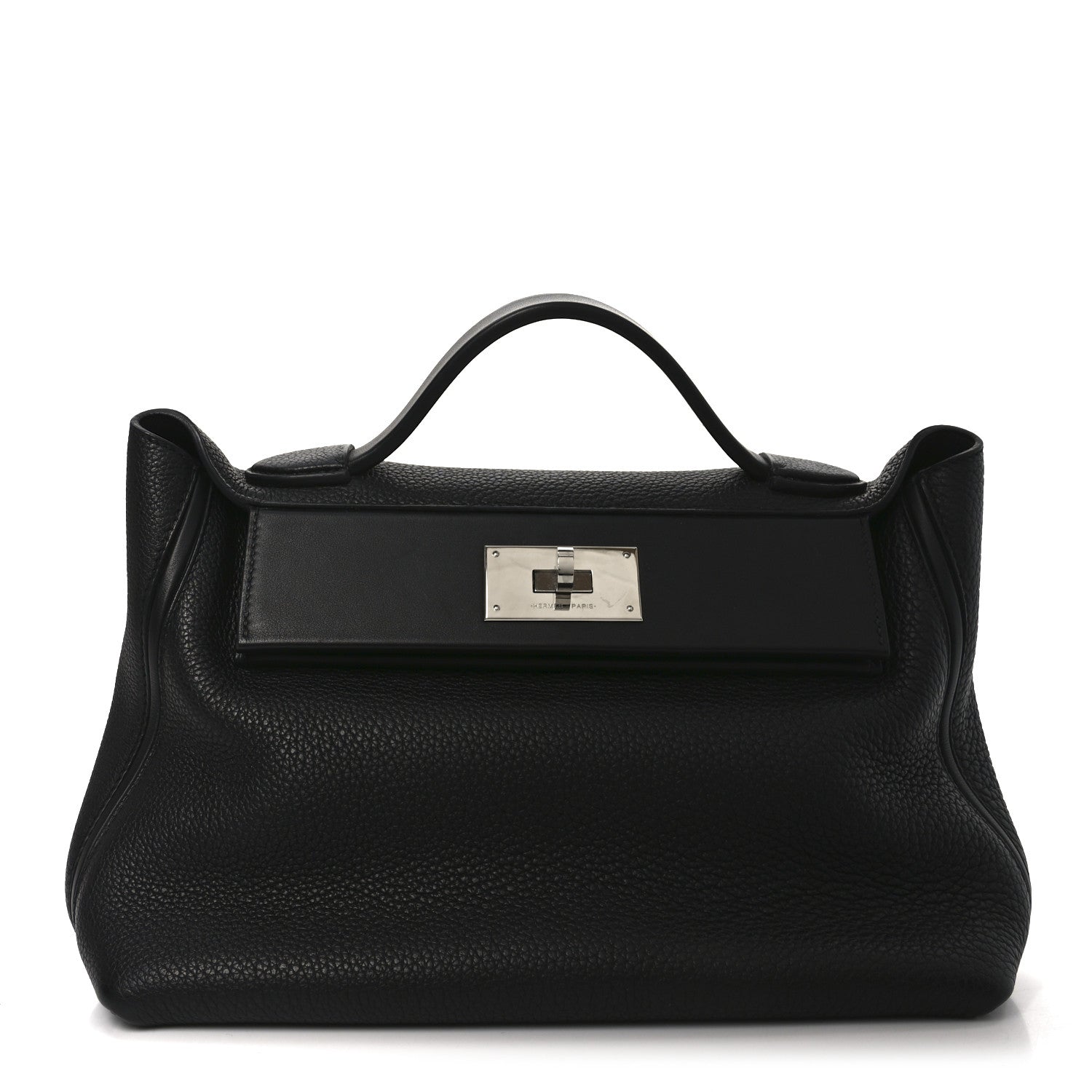 エルメス 24/24 ヴァンキャトル29 Black スイフト / トゴ シルバー金具 HERMES 24/24 29 BLACK SWIFT / TOGO SILVER HARDWARE