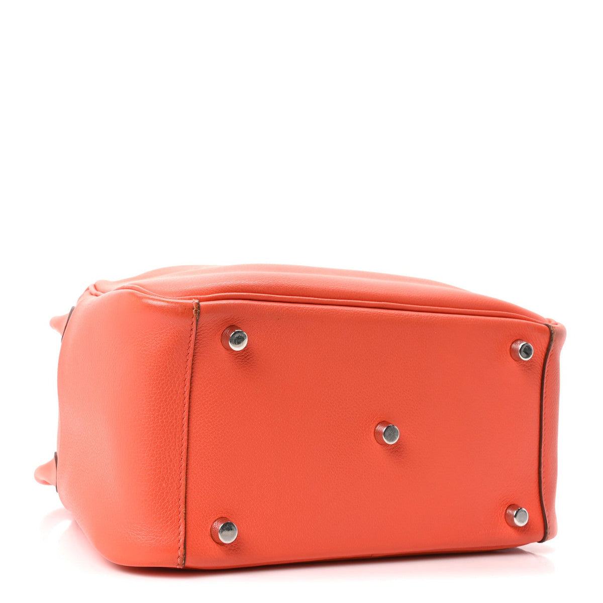 Hermès Lindy 26 Orange Poppy Swift Silver Hardware