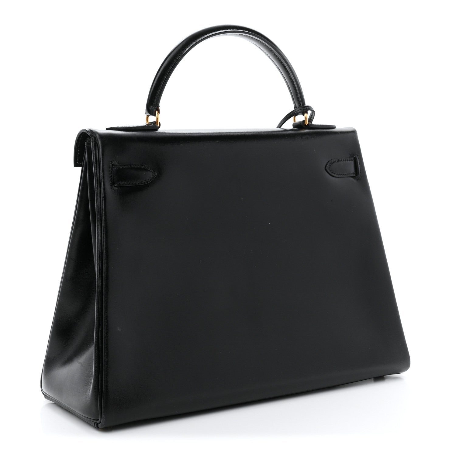 エルメス ケリー32 内縫い Black ボックス ゴールド金具 HERMES KELLY32 RETOURNE BLACK BOX GOLD HARDWARE