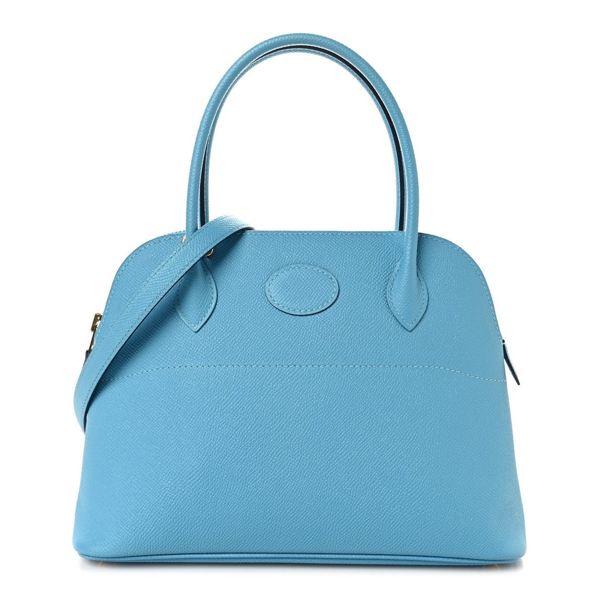 Hermès Bolide 27 Bleu Du Nord Epsom Gold Hardware