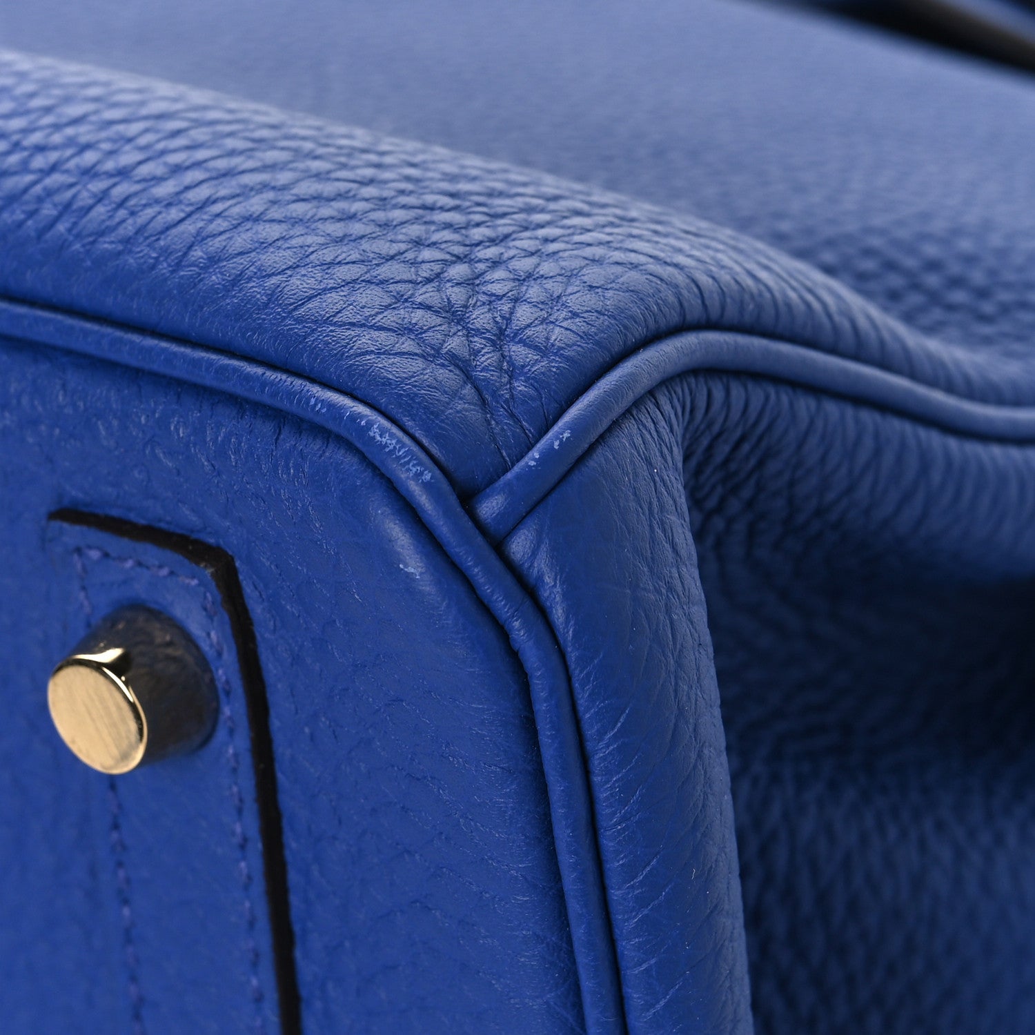 HERMES BIRKIN 30 BLEU ELECTRIQUE TOGO GOLD HARDWARE