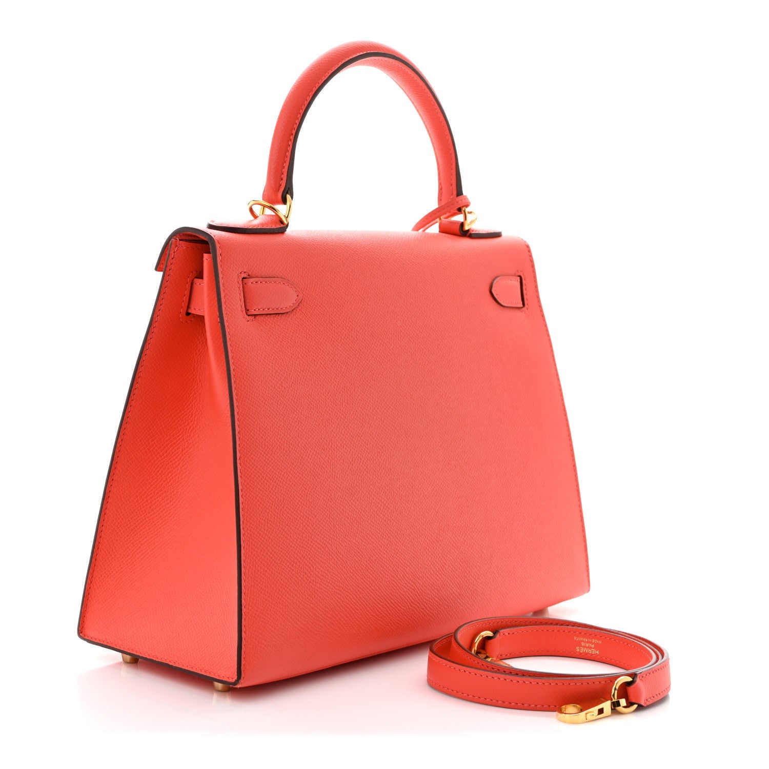 エルメス ケリー 28 外縫い Rose Jaipur エプソン ゴールド金具 HERMES KELLY 28 SELLIER ROSE JAIPUR EPSOM GOLD HARDWARE