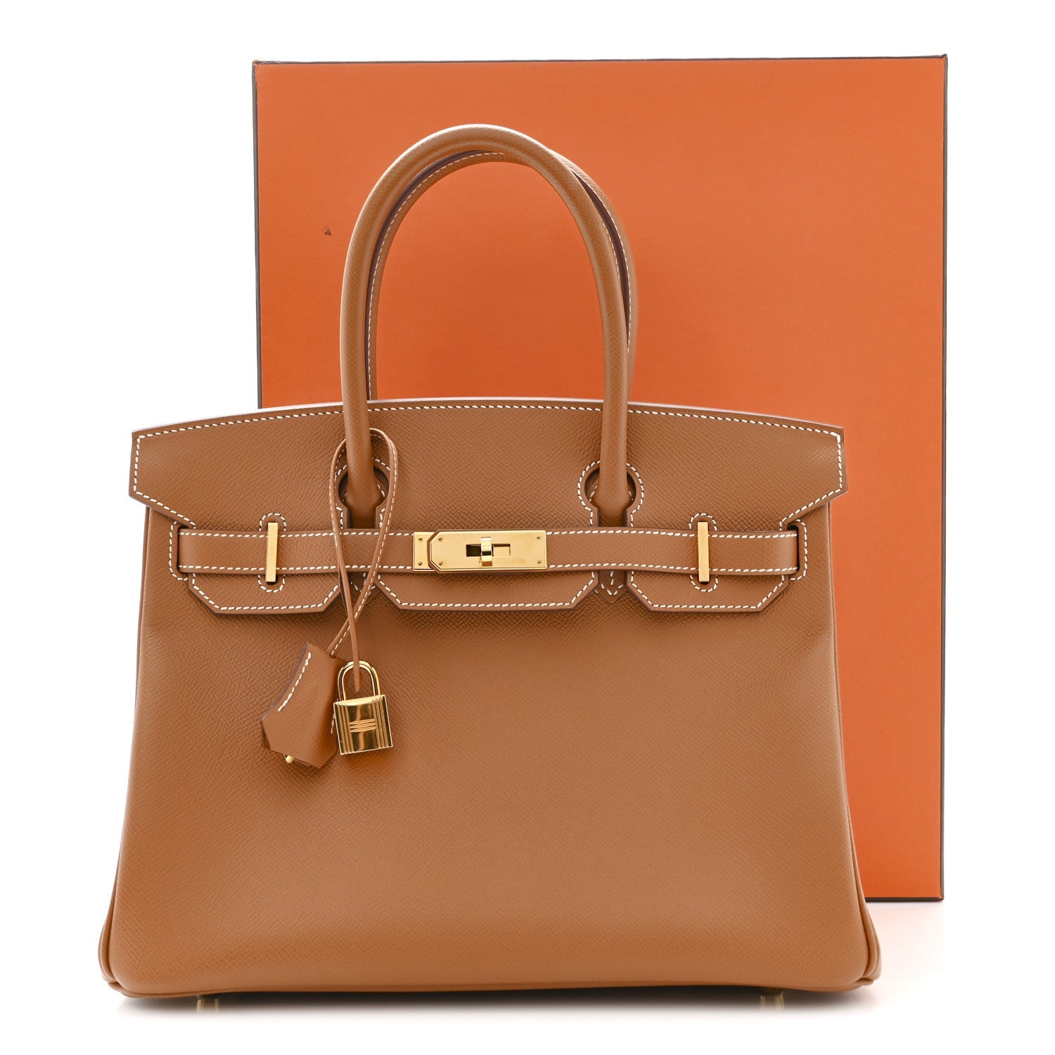 HERMES BIRKIN 30 GOLD EPSOM GOLD HARDWARE