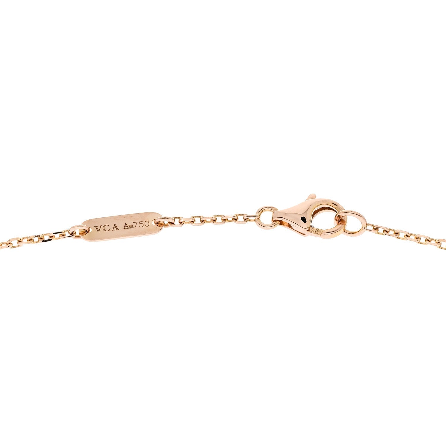 ヴァンクリーフ&アーペル ヴィンテージアルハンブラ ペンダントネックレス マルチカラー 18K ローズゴールド VAN CLEEF & ARPELS VINTAGE ALHAMBRA PENDANT NECKLACE MULTICOLOR 18K ROSE GOLD