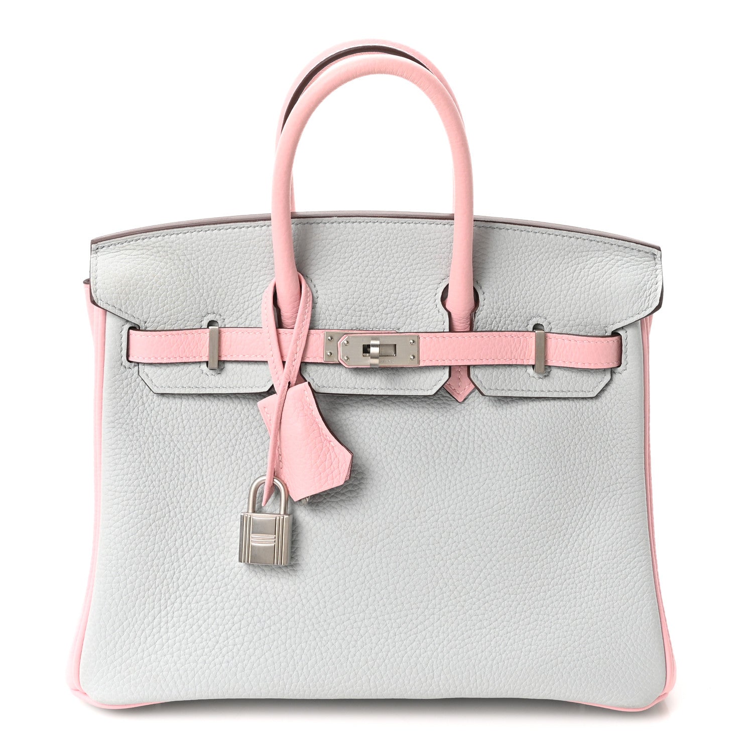 エルメス バーキン 25 HSS パーソナルオーダー Bleu Pale Rose Sakura トゴ シルバー金具 HERMES BIRKIN 25 HSS PERSONAL ORDER BLEU PALE ROSE SAKURA TOGO SILVER HARDWARE