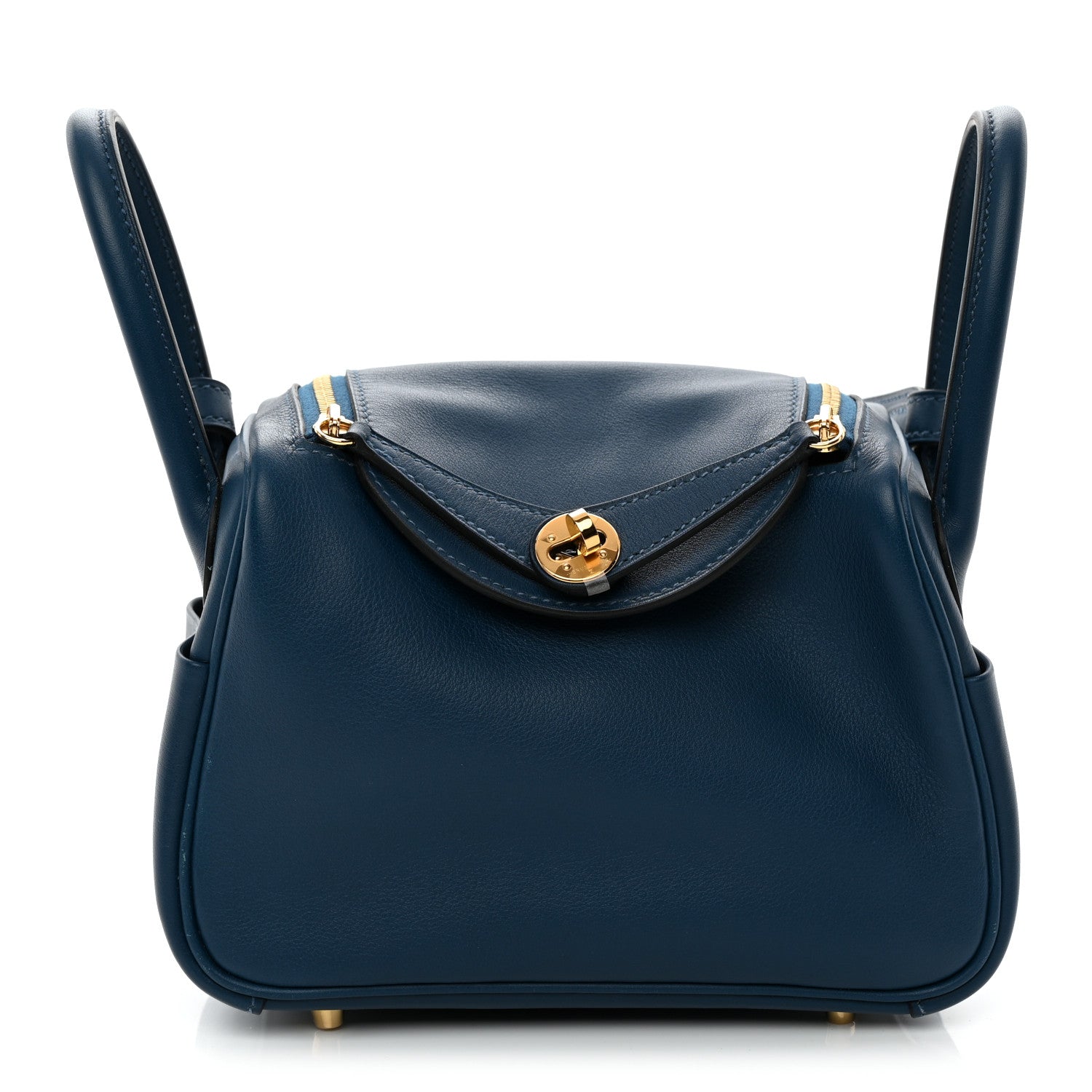 エルメス リンディ 20 Deep Bleu スイフト ゴールド金具 HERMES LINDY 20 DEEP BLEU SWIFT GOLD HARDWARE