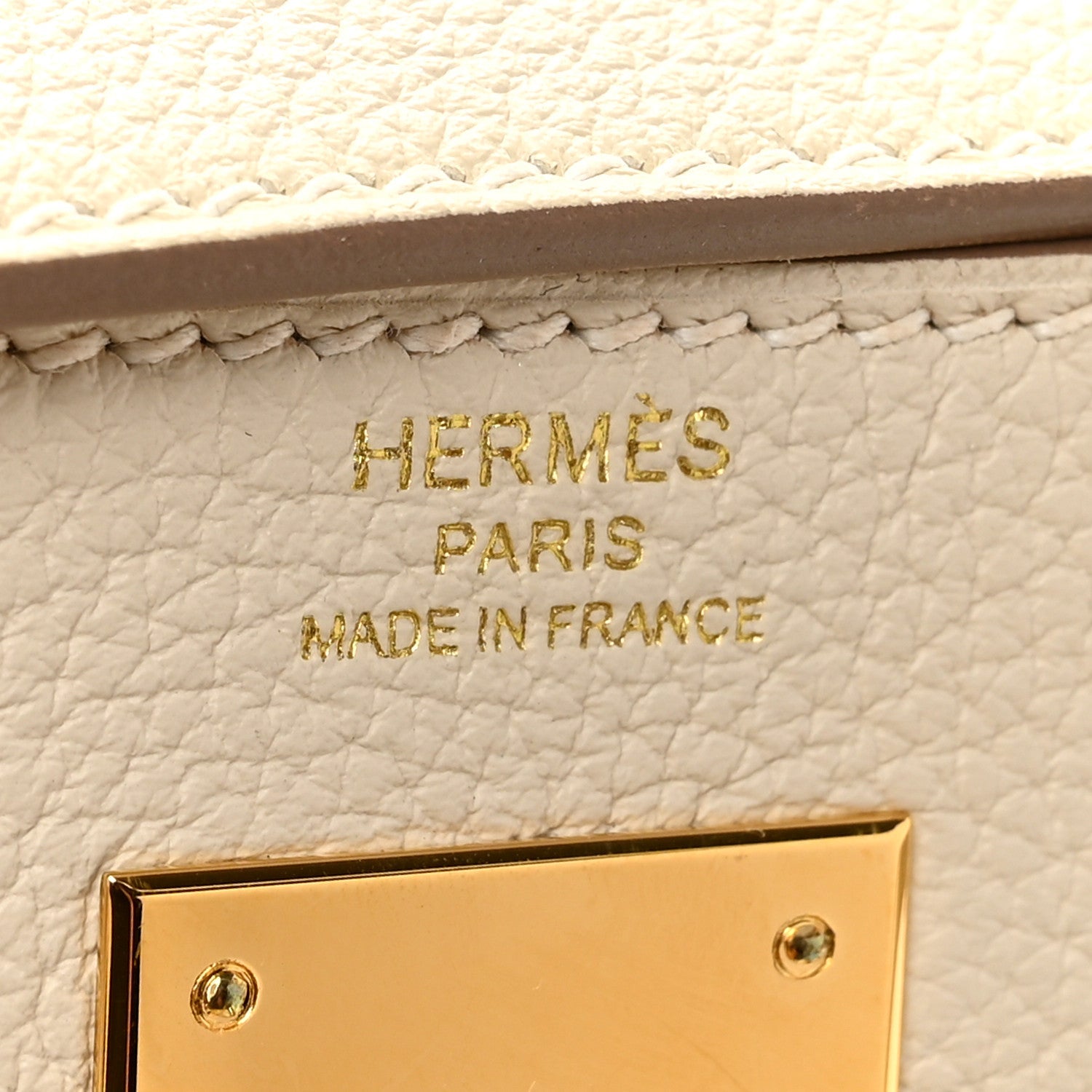 エルメス ケリー 28 内縫い Craie トゴ ゴールド金具 HERMES KELLY 28 RETOURNE CRAIE TOGO GOLD HARDWARE
