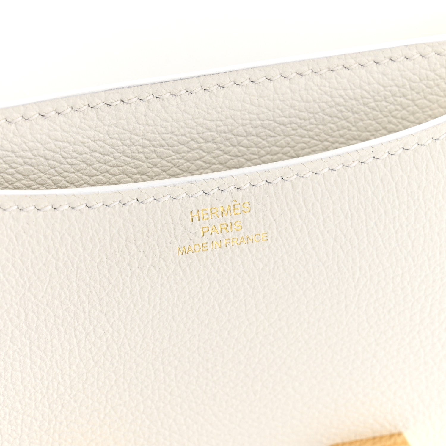 エルメス ミニコンスタンス 18 White エバーカラー ゴールド金具 HERMES MINI CONSTANCE 18 WHITE EVERCOLOR GOLD HARDWARE