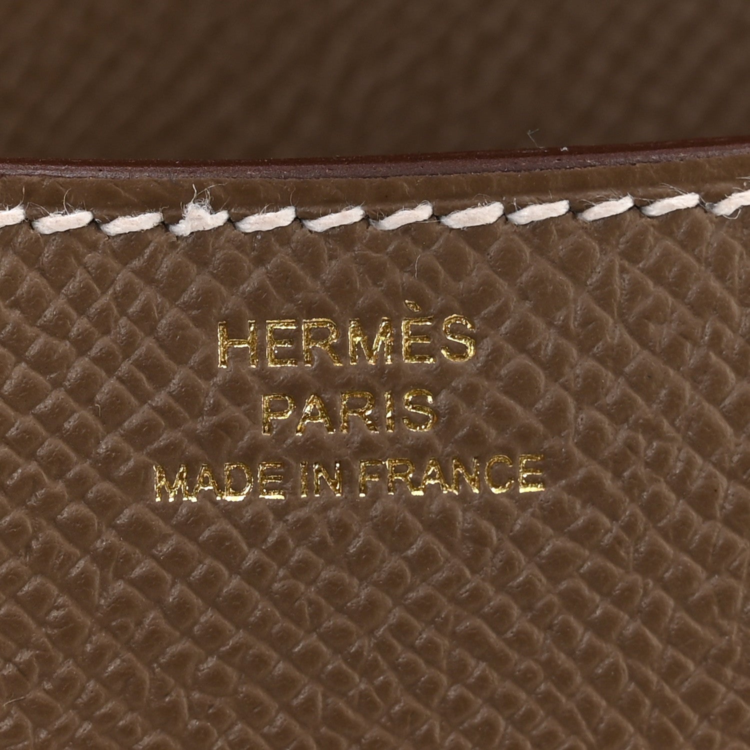 エルメス ミニコンスタンス 18 Etoupe エプソン ゴールド金具 HERMES MINI CONSTANCE 18 ETOUPE EPSOM GOLD HARDWARE