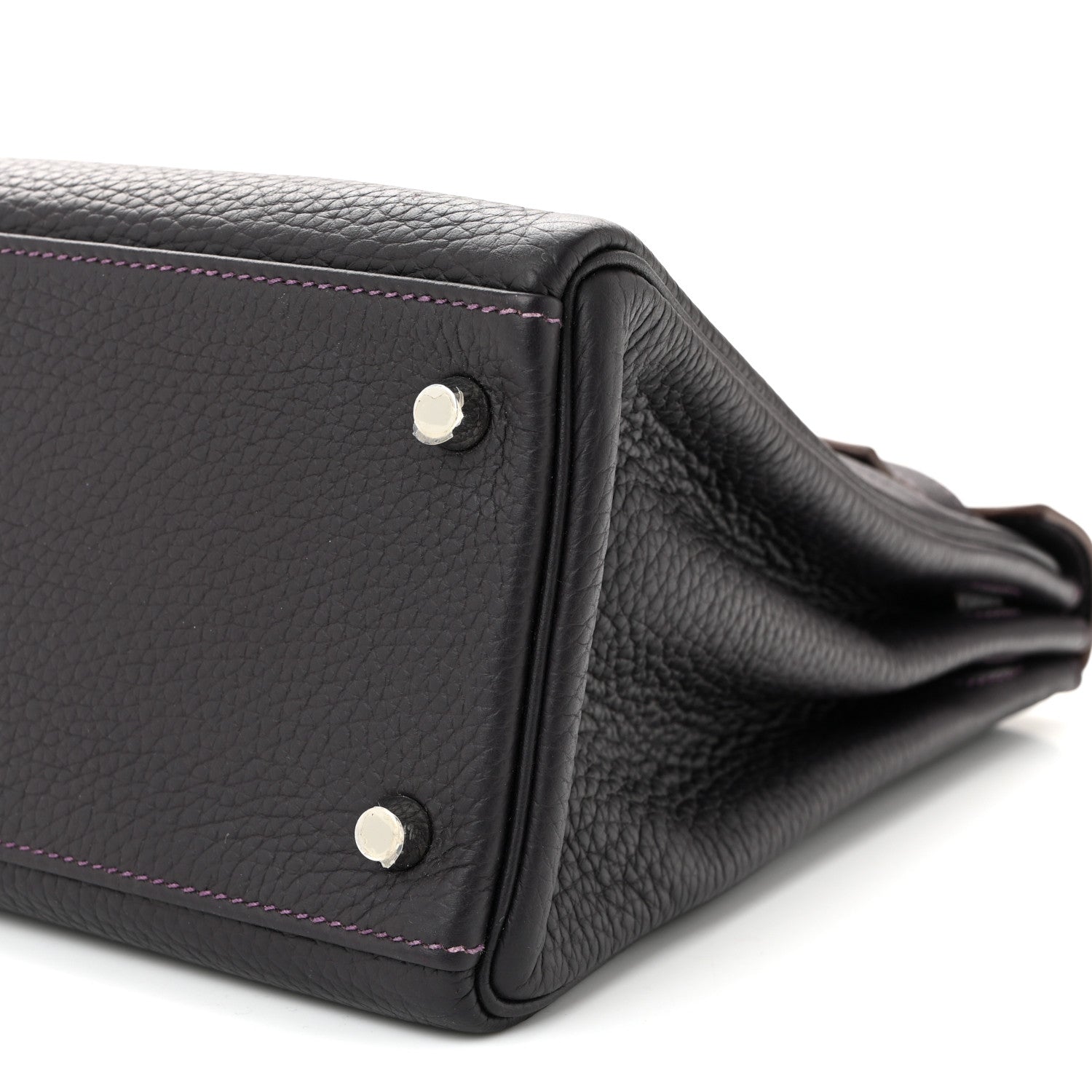 HERMES KELLY 32 RETOURNE PRUNOIR TAURILLON CLEMENCE SILVER HARDWARE