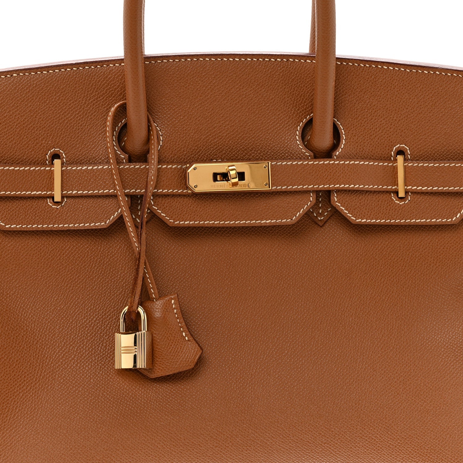 HERMES BIRKIN 35 GOLD COURCHEVEL GOLD HARDWARE