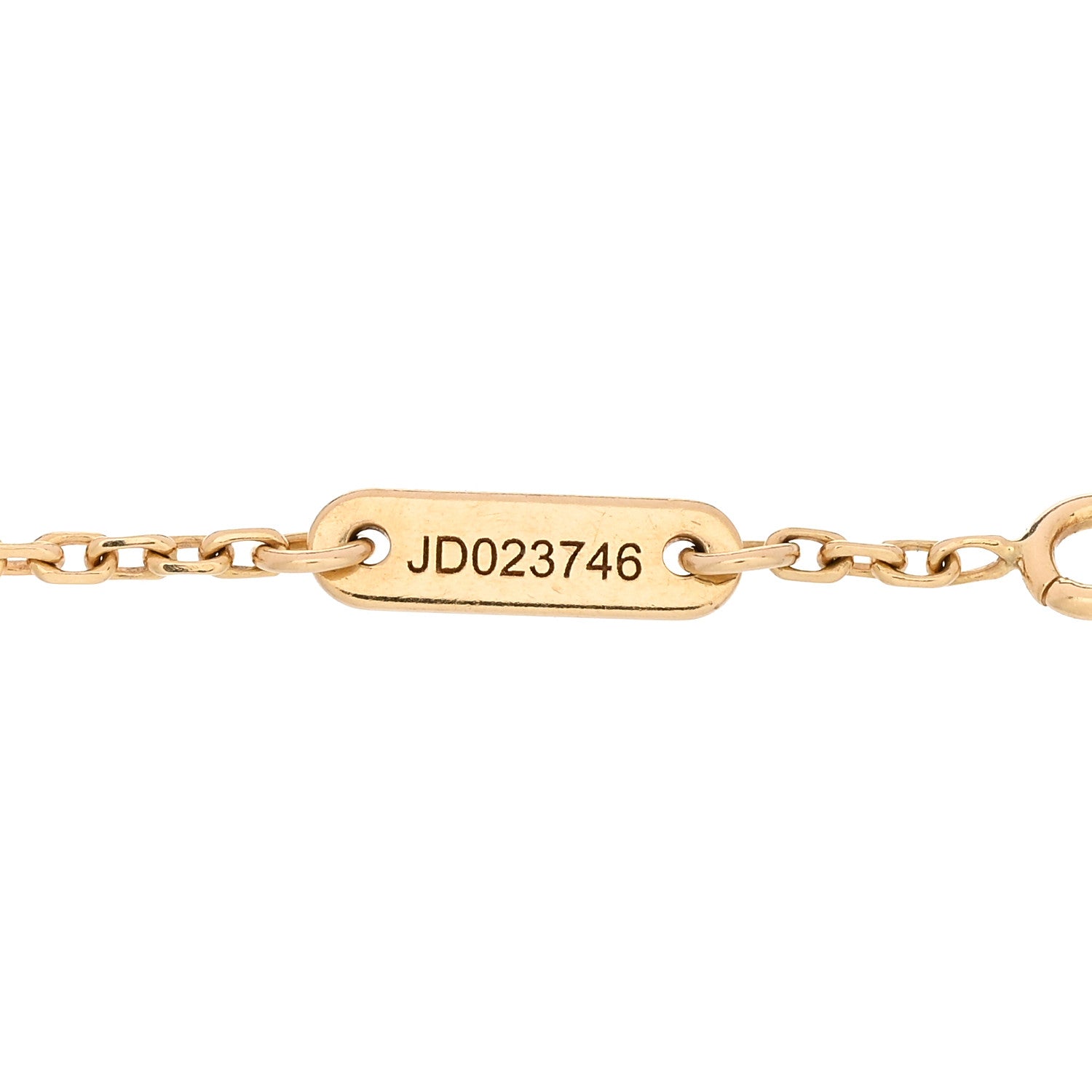Van Cleef & Arpels 18K Yellow Gold Diamond Mini Frivole Bracelet