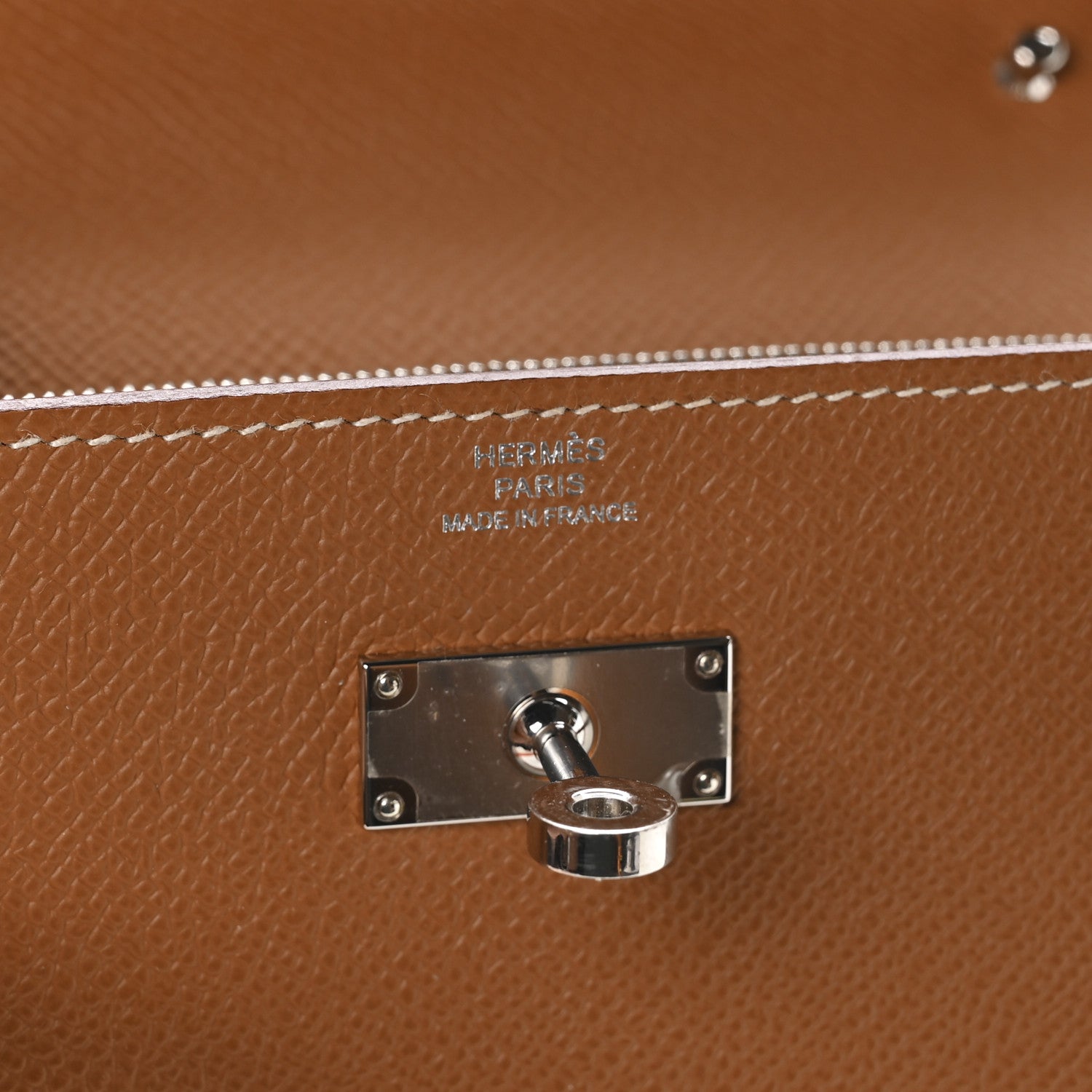 エルメス ケリートゥーゴー 長財布 Gold エプソン シルバー金具 HERMES KELLY TO GO WALLET GOLD EPSOM SILVER HARDWARE