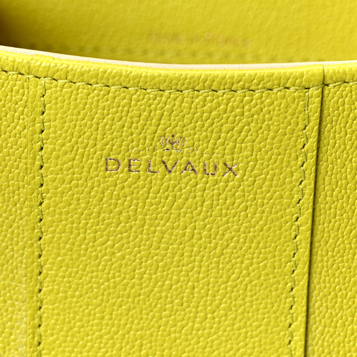 デルヴォー ブリヨン ミニ ショルダーバッグ Lime グレインドロデオカーフスキン シルバー金具 DELVAUX BRILLANT MINI SHOULDER BAG LIME GRAINED RODEO CALFSKIN SILVER HARDWARE