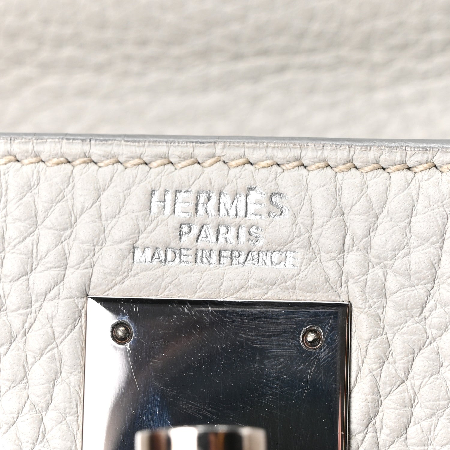 エルメス ケリー32 内縫い Gris Perle トリヨンクレマンス シルバー金具 HERMES KELLY32 RETOURNE GRIS PERLE TAURILLON CLEMENCE SILVER HARDWARE