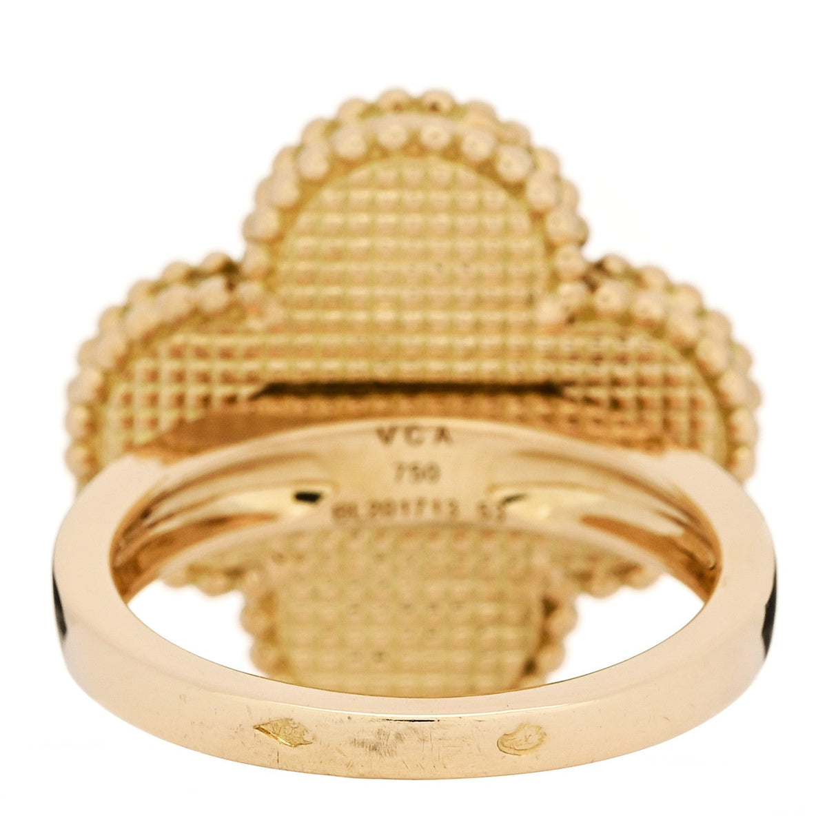 Van Cleef & Arpels Magic Alhambra Ring Mother of Pearl 18K Yellow Gold