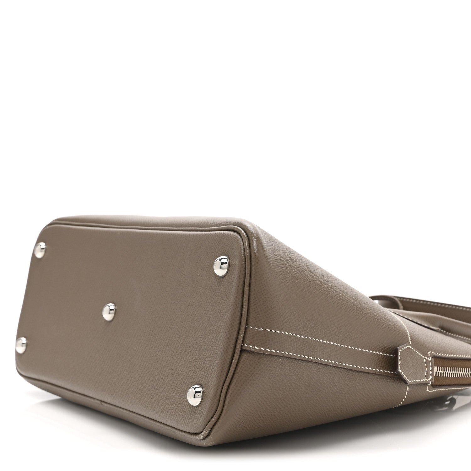 HERMES BOLIDE 31 ETOUPE EPSOM SILVER HARDWARE
