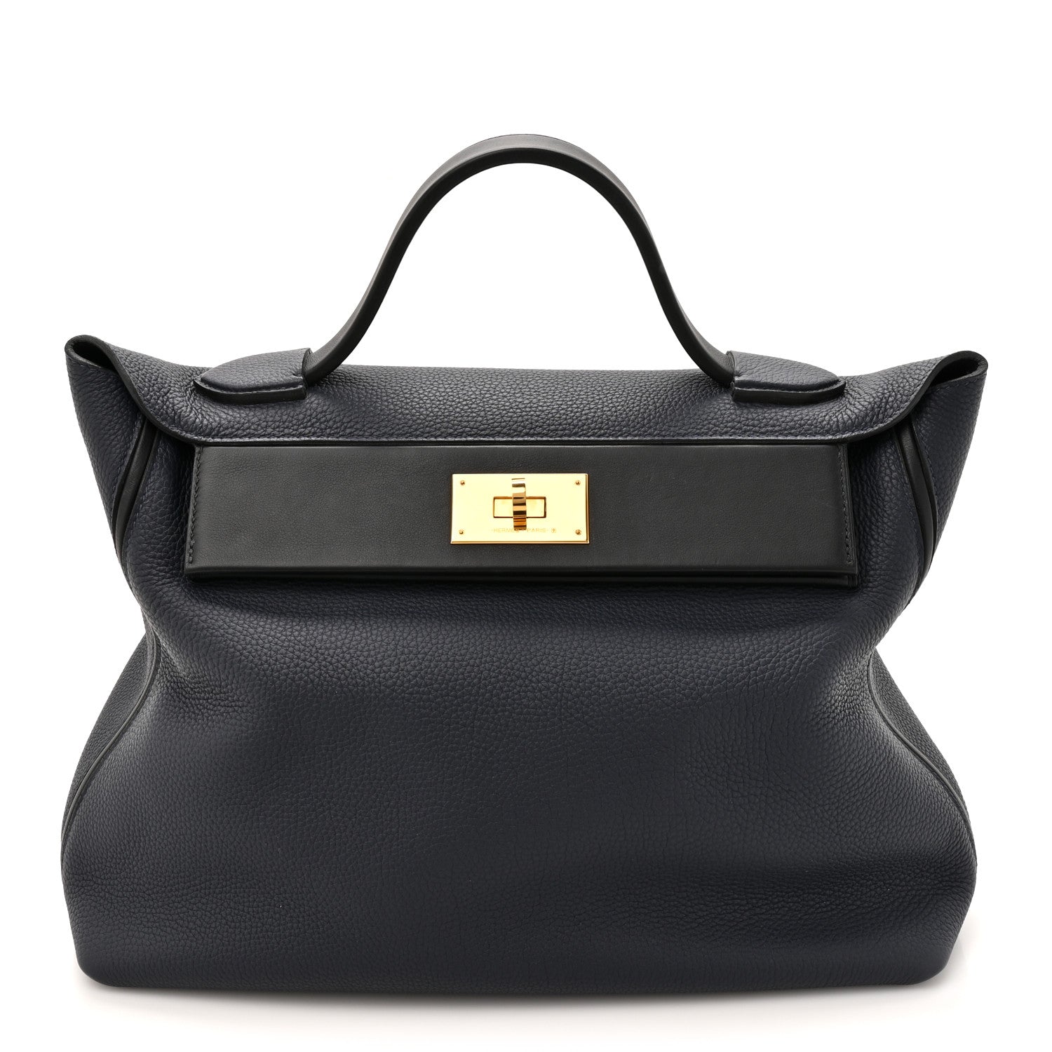 エルメス 24/24 ヴァンキャトル 35 Bleu Indigo Black スイフト / トゴ ゴールド金具 HERMES 24/24 35 BLEU INDIGO BLACK SWIFT / TOGO GOLD HARDWARE