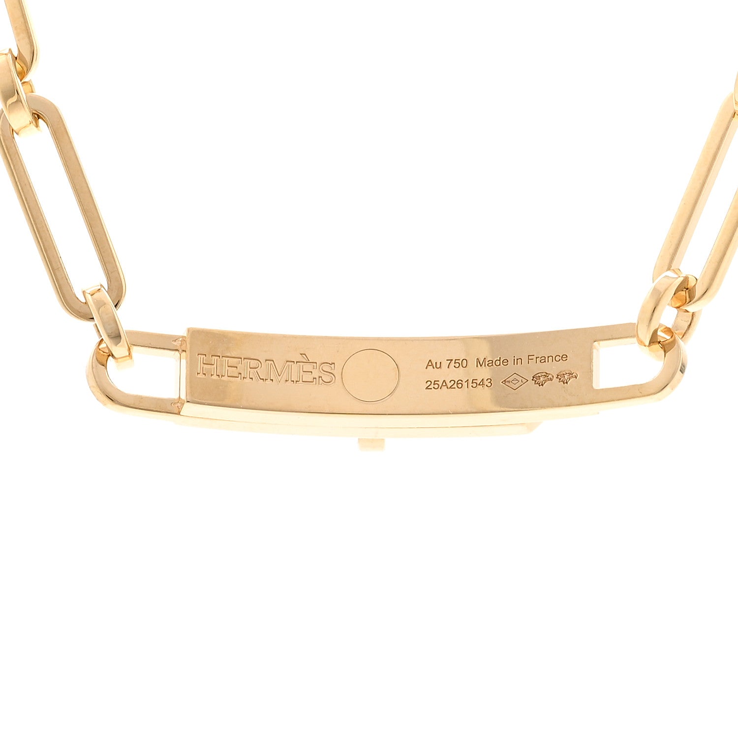 エルメス ケリー パヴェダイヤモンドネックレス 18Kイエローゴールド HERMES 18K YELLOW GOLD DIAMOND PAVE KELLY CHAINE CHOKER NECKLACE