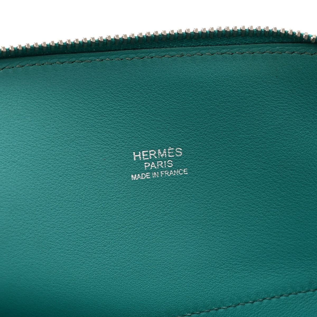 Hermès Bolide 27 Bleu Paon Swift Silver Hardware