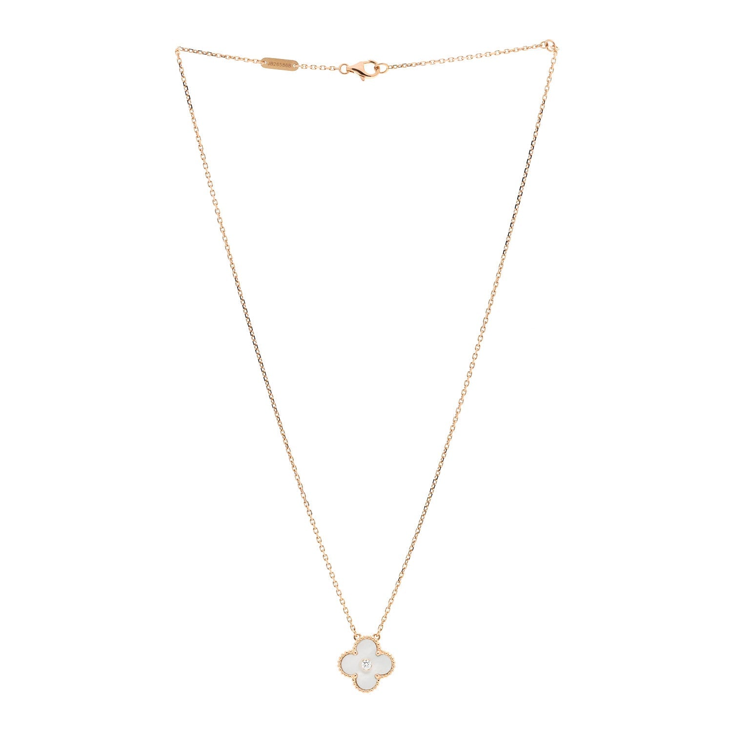 ヴァンクリーフ&アーペル ヴィンテージアルハンブラ ペンダントネックレス マルチカラー 18K ローズゴールド VAN CLEEF & ARPELS VINTAGE ALHAMBRA PENDANT NECKLACE MULTICOLOR 18K ROSE GOLD
