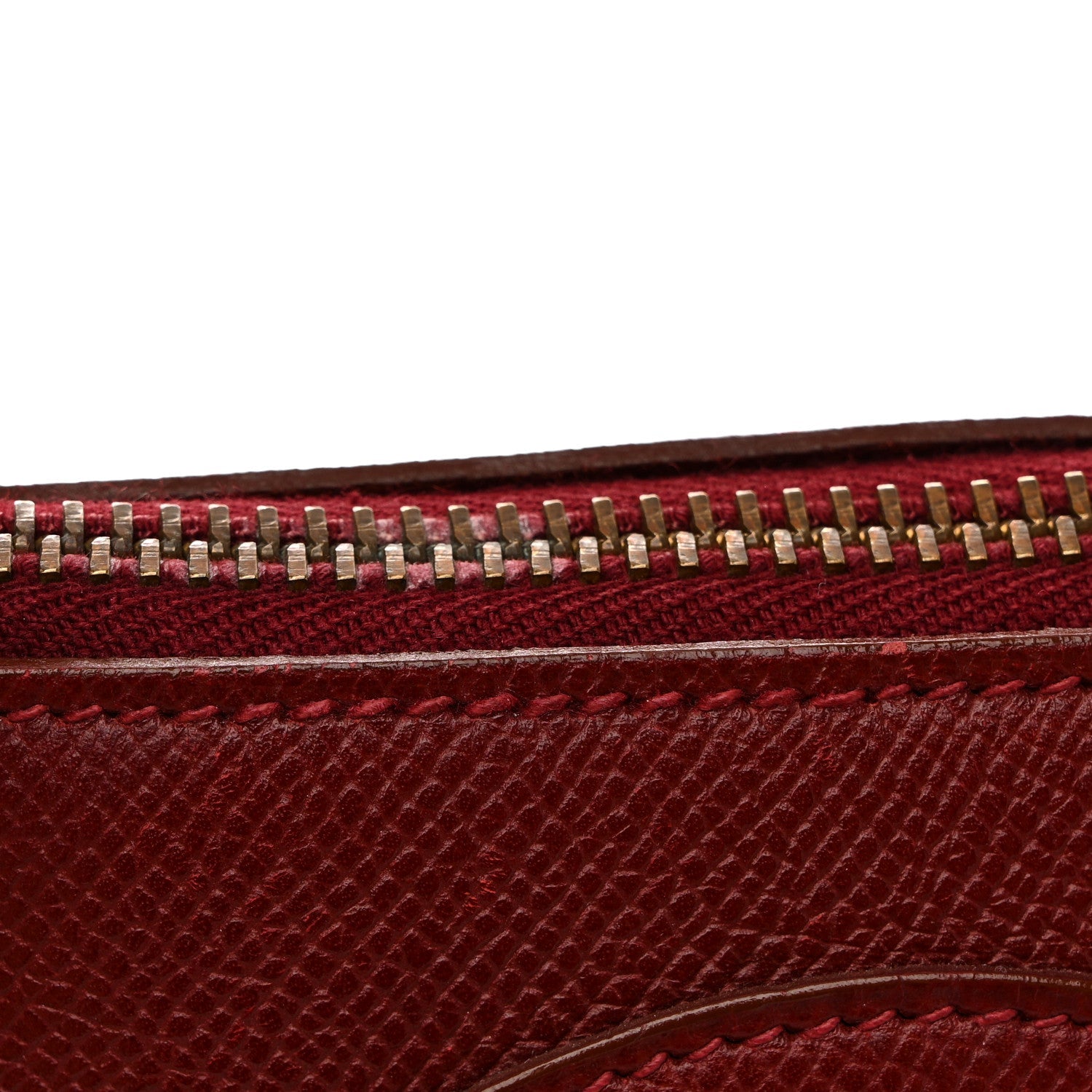 HERMES BOLIDE 35 ROUGE H COURCHEVEL GOLD HARDWARE