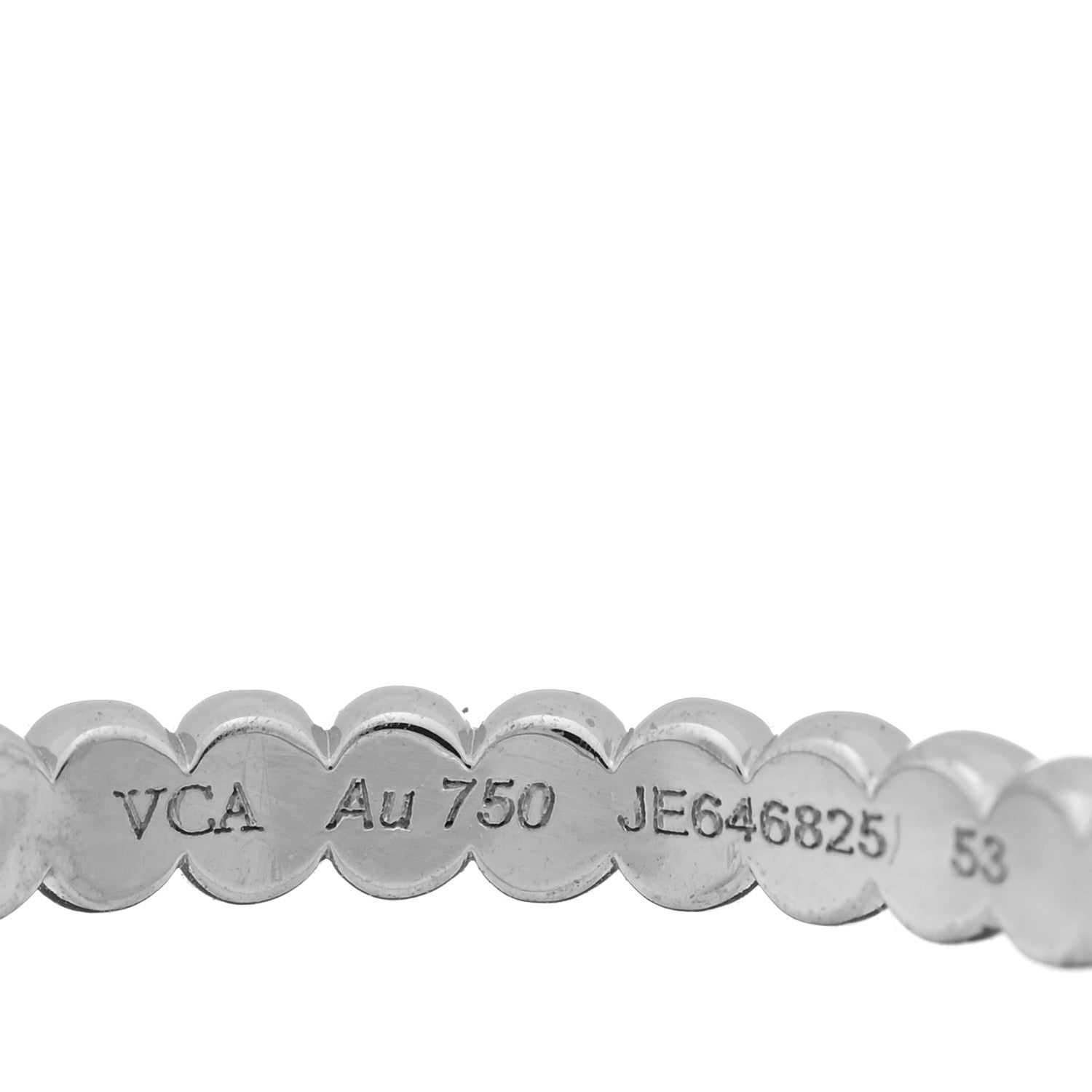 ヴァンクリーフ&アーペル スモール ペルレ リング 18K ホワイトゴールド VAN CLEEF & ARPELS SMALL PERLÉE RING 18K WHITE GOLD